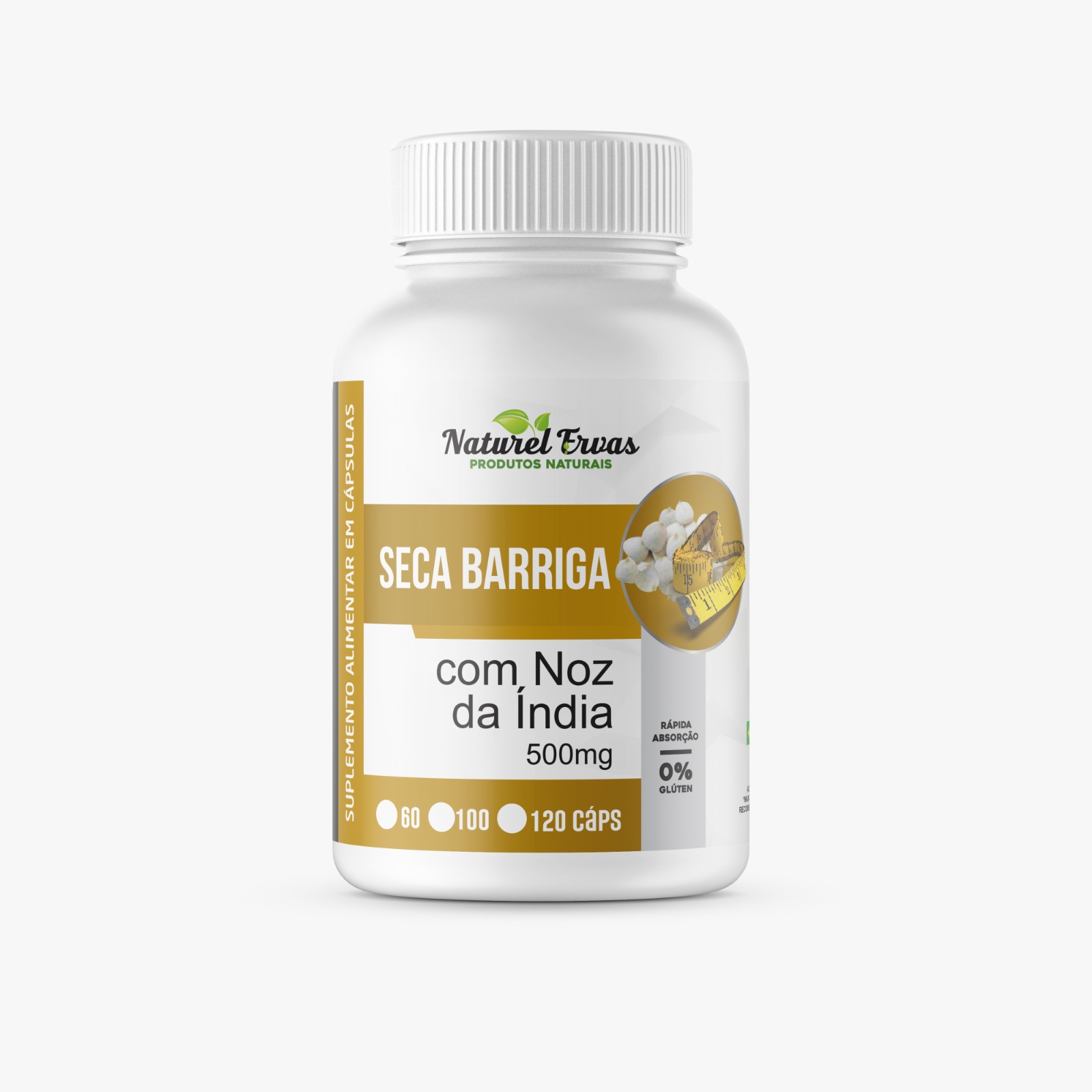 Seca Barriga com Noz da Índia