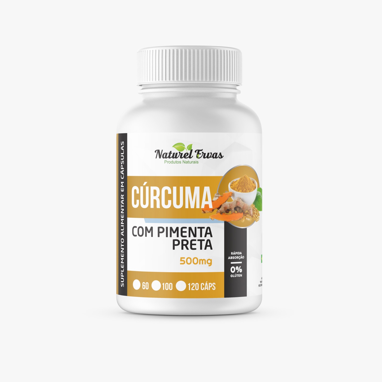 Cúrcuma com Pimenta Preta