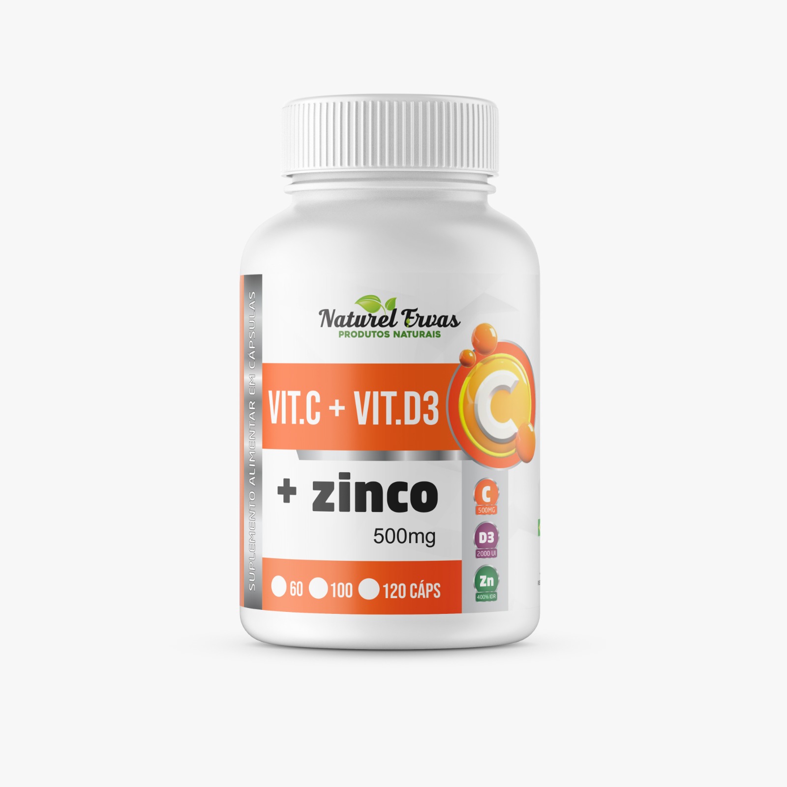 Vitamina C + Vitamina D3 + Zinco