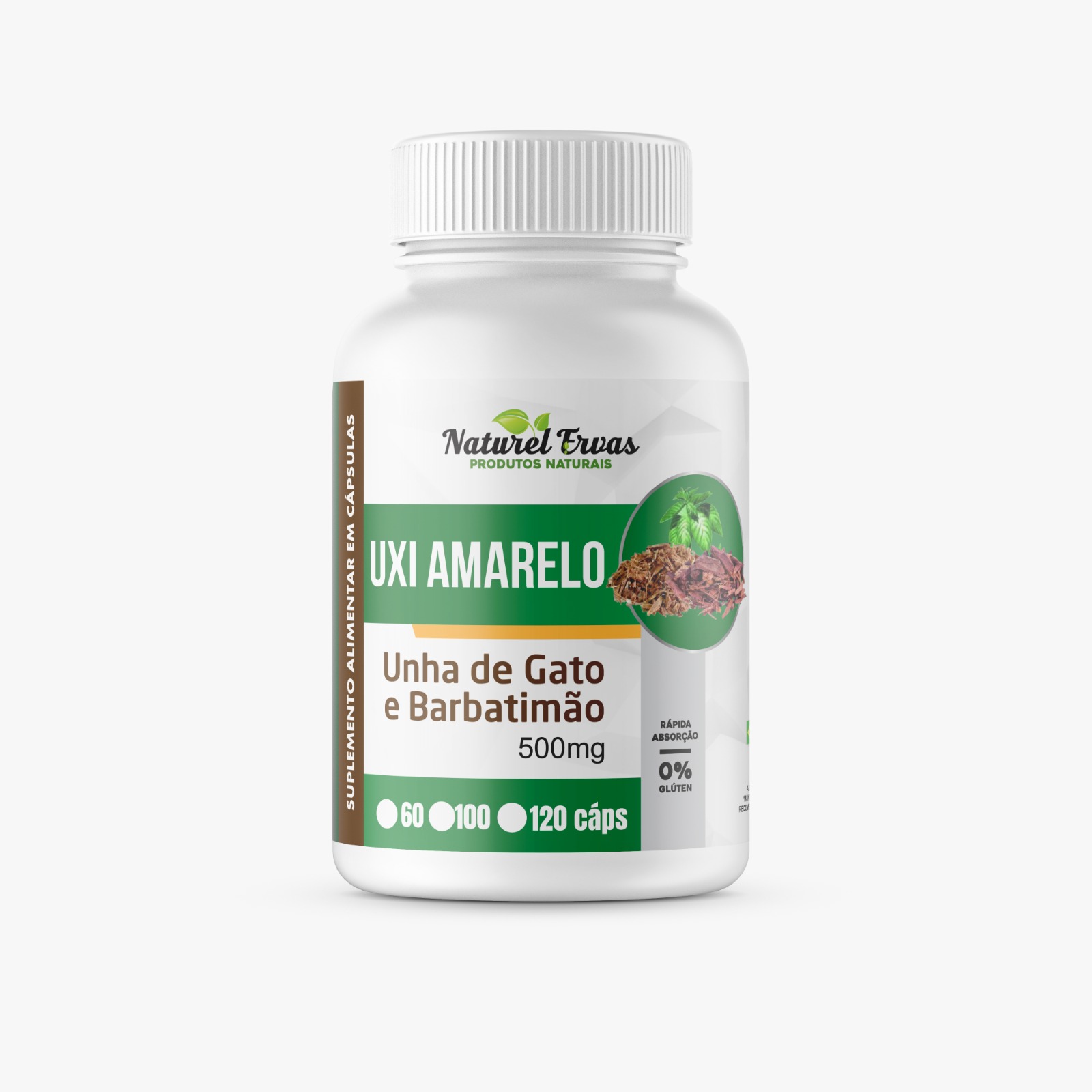 Uxi Amarelo + Unha de Gato + Barbatimão