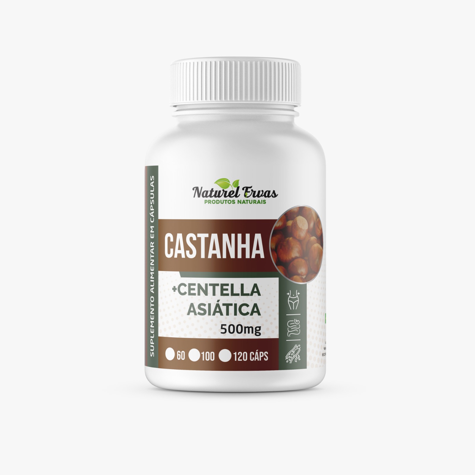 Castanha da Índia + Centella Asiática