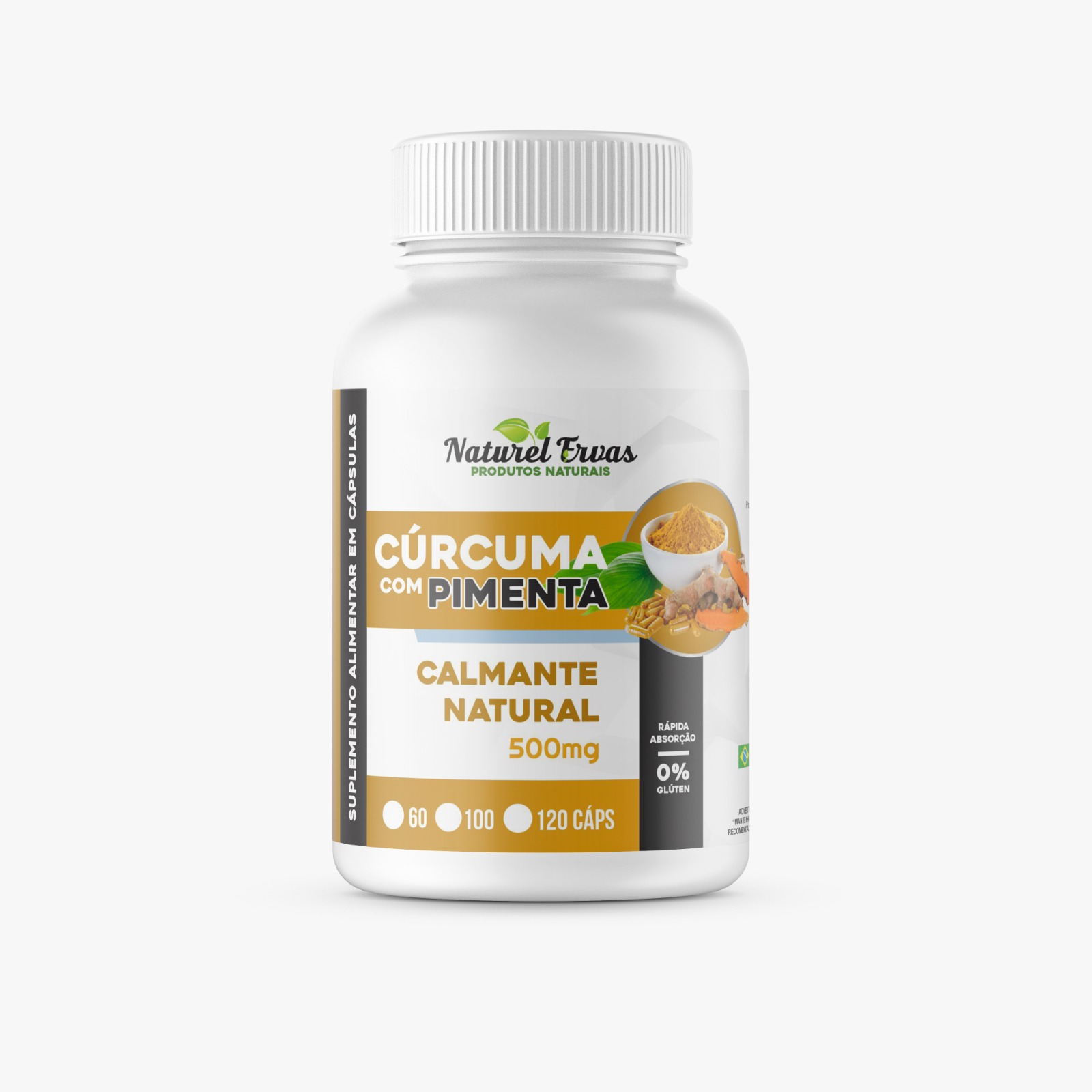 Cúrcuma com Pimenta Preta