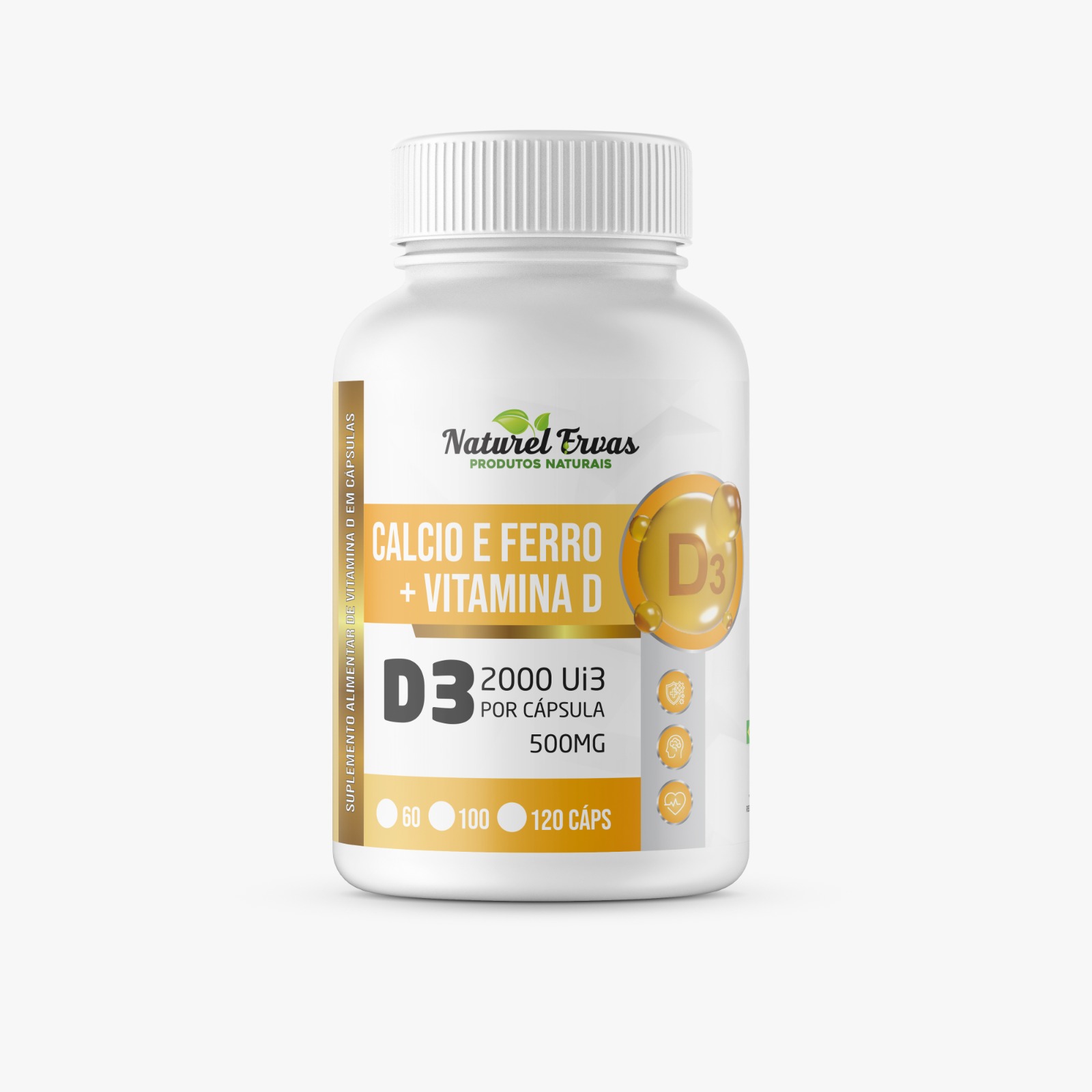 Cálcio + Ferro + Vitamina D