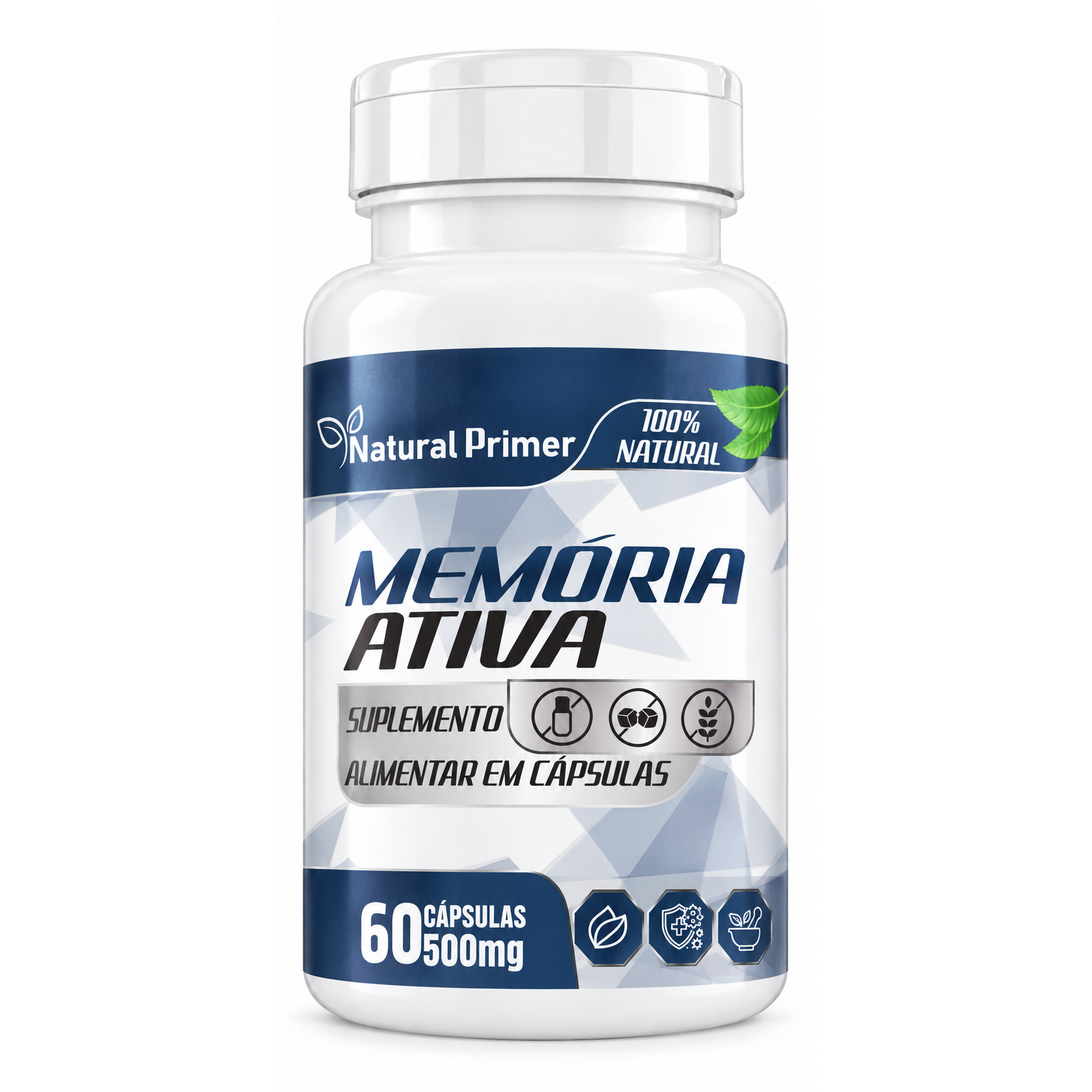 Memoria Ativa 60 Capsulas 500mg