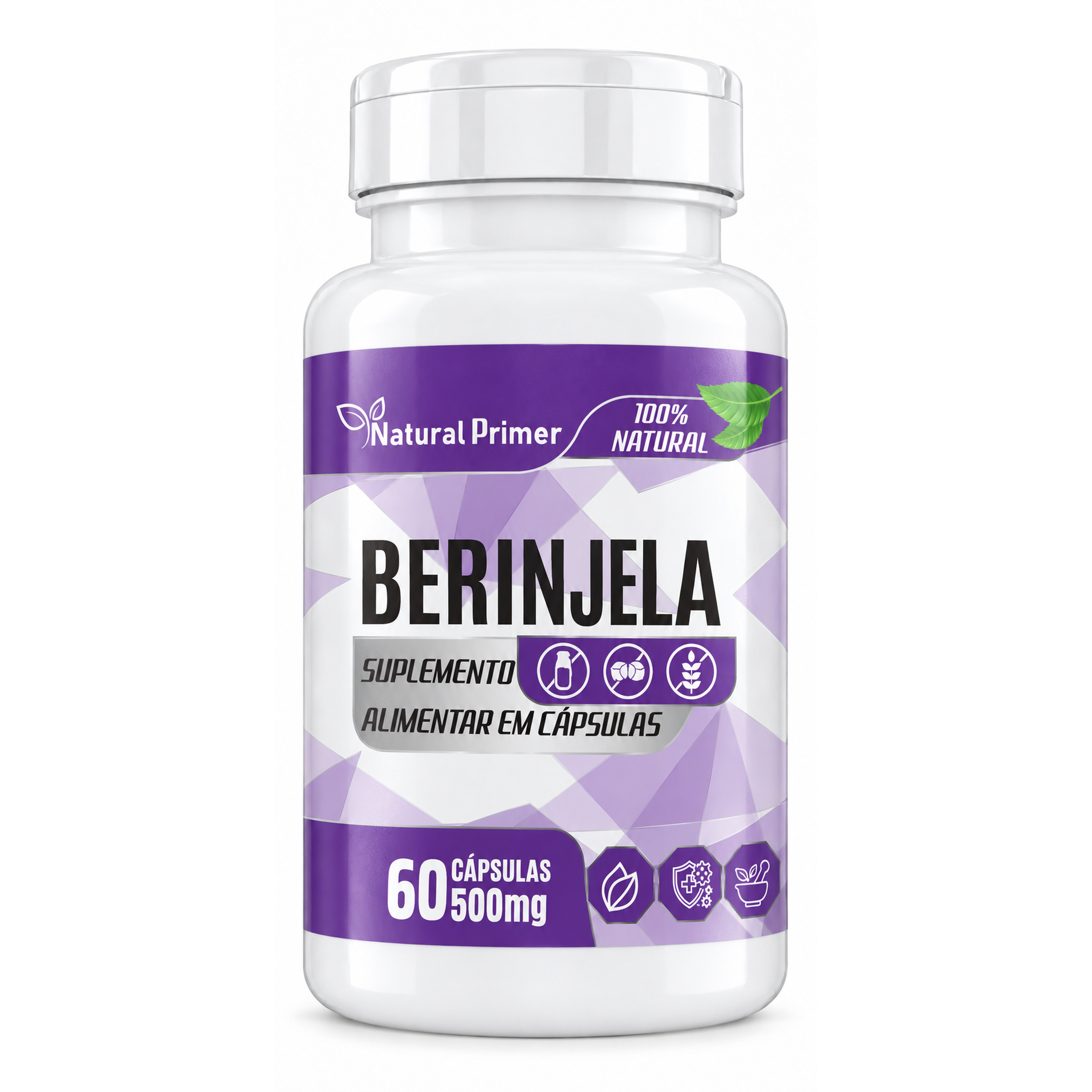 Berinjela 60 Capsulas 500mg