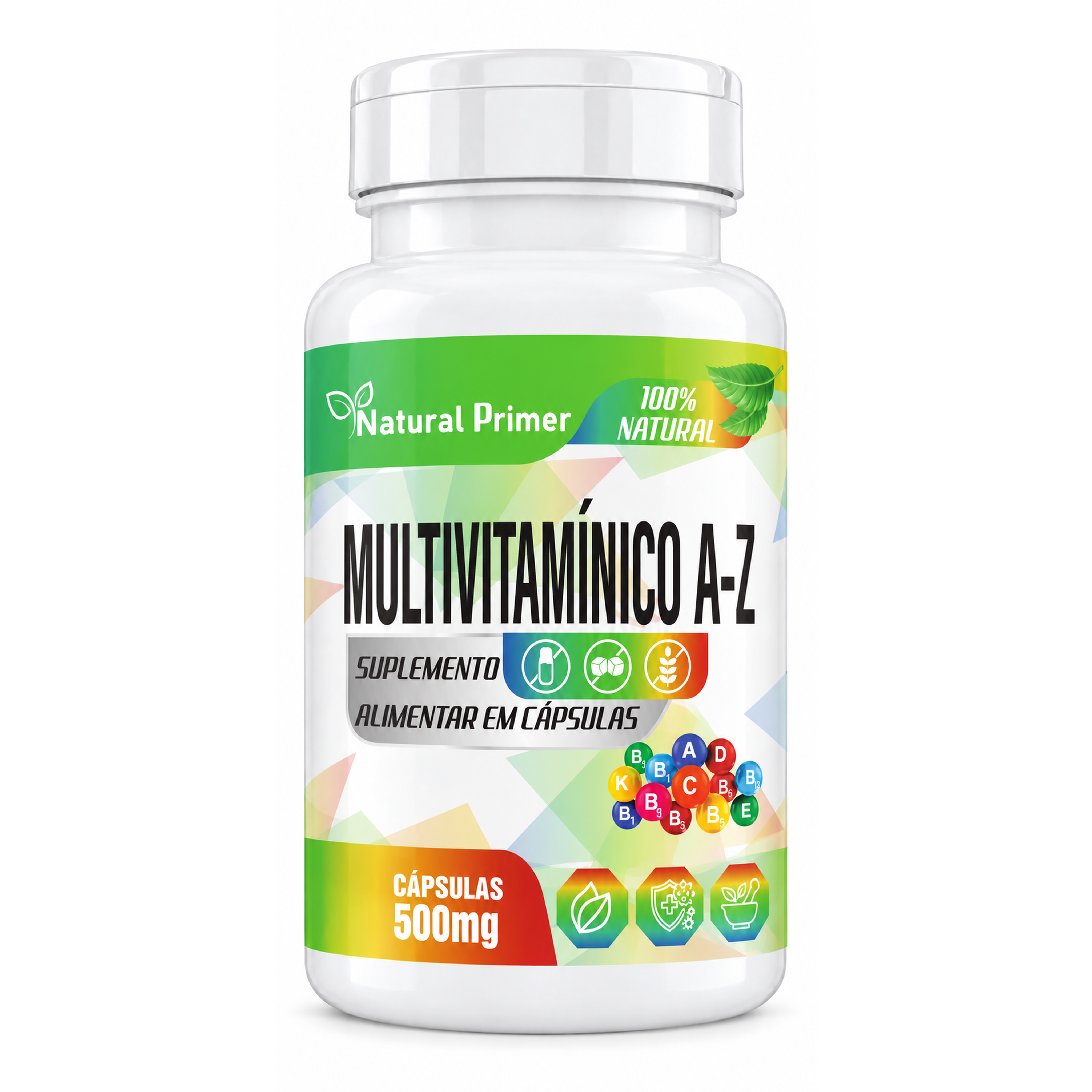 Multivitaminico A-Z 60 Capsulas 500mg