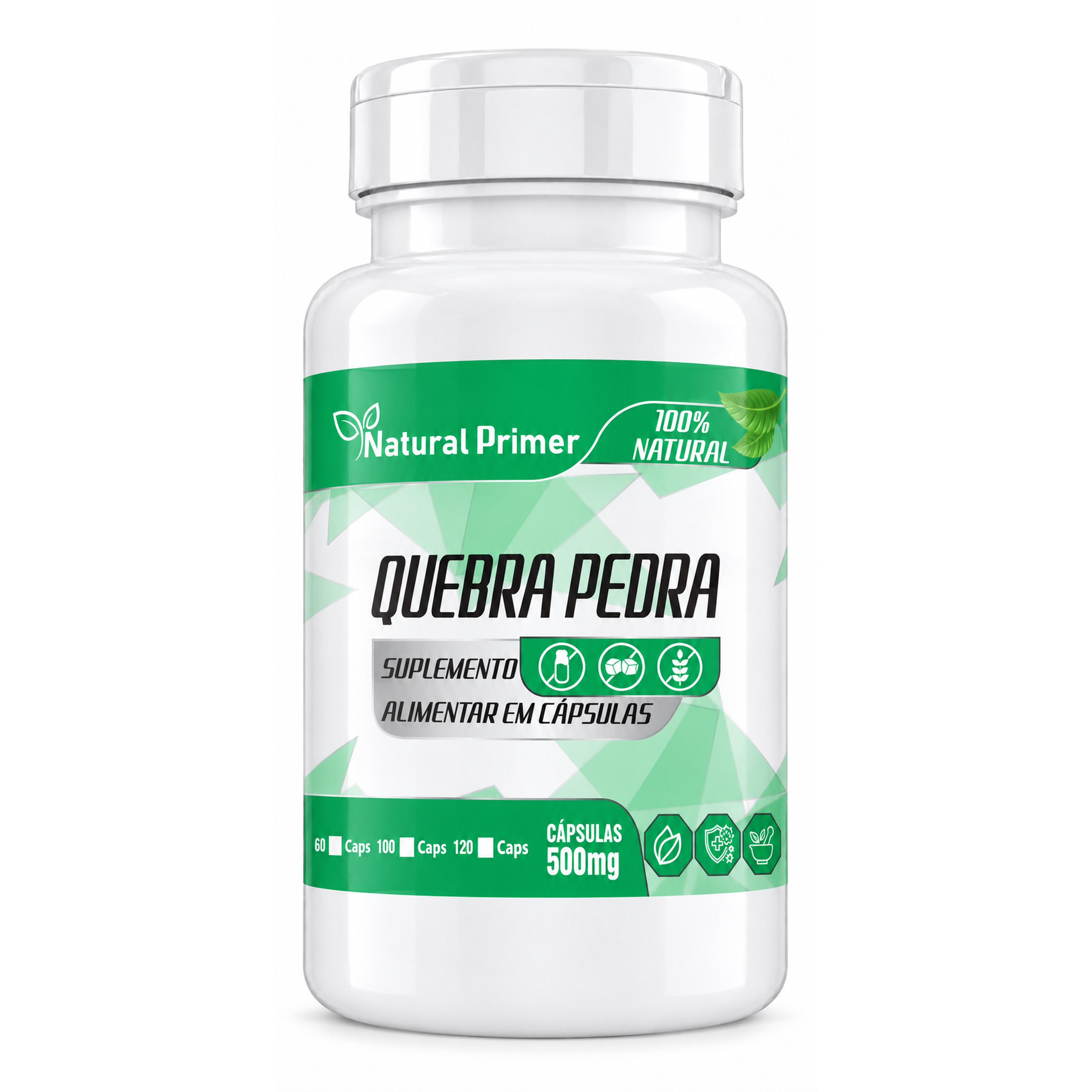 Quebra Pedra 60 Capsulas 500mg