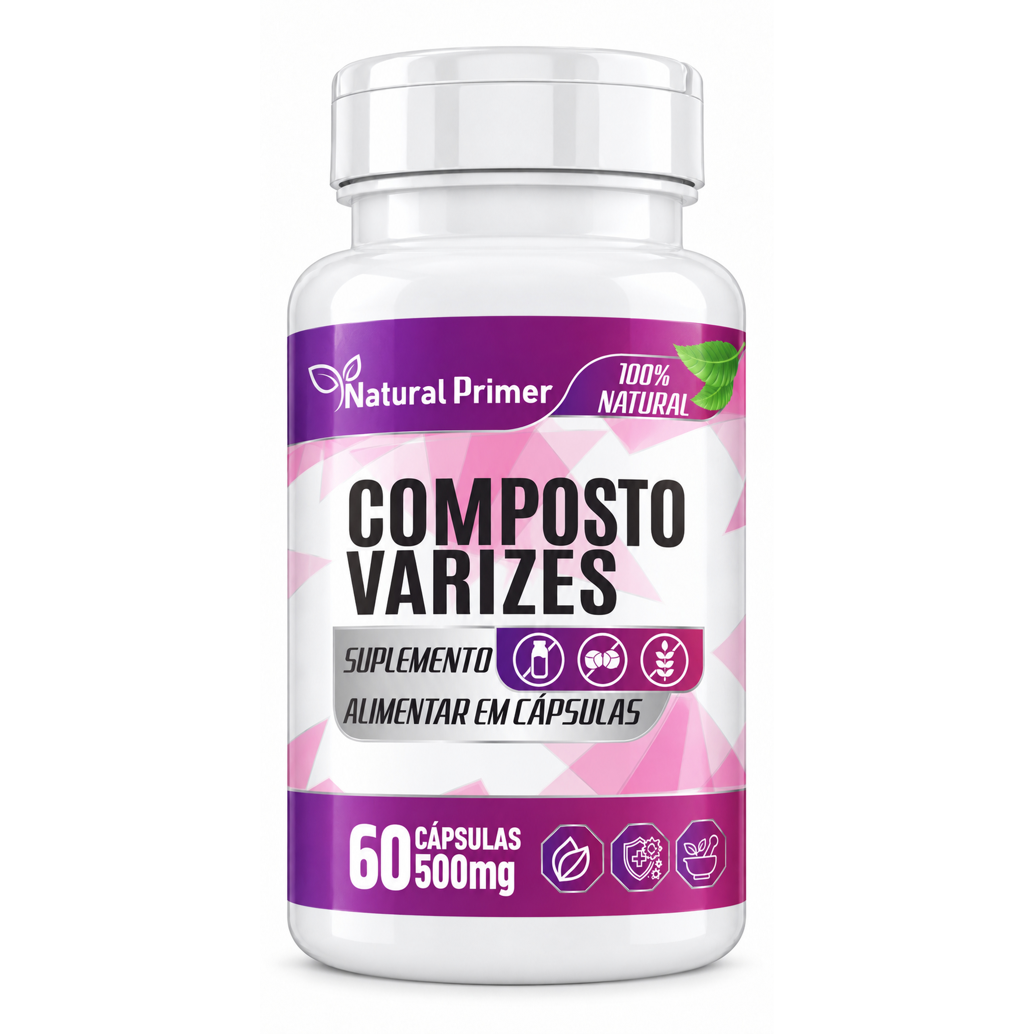 Composto Varizes 60 Capsulas 500mg