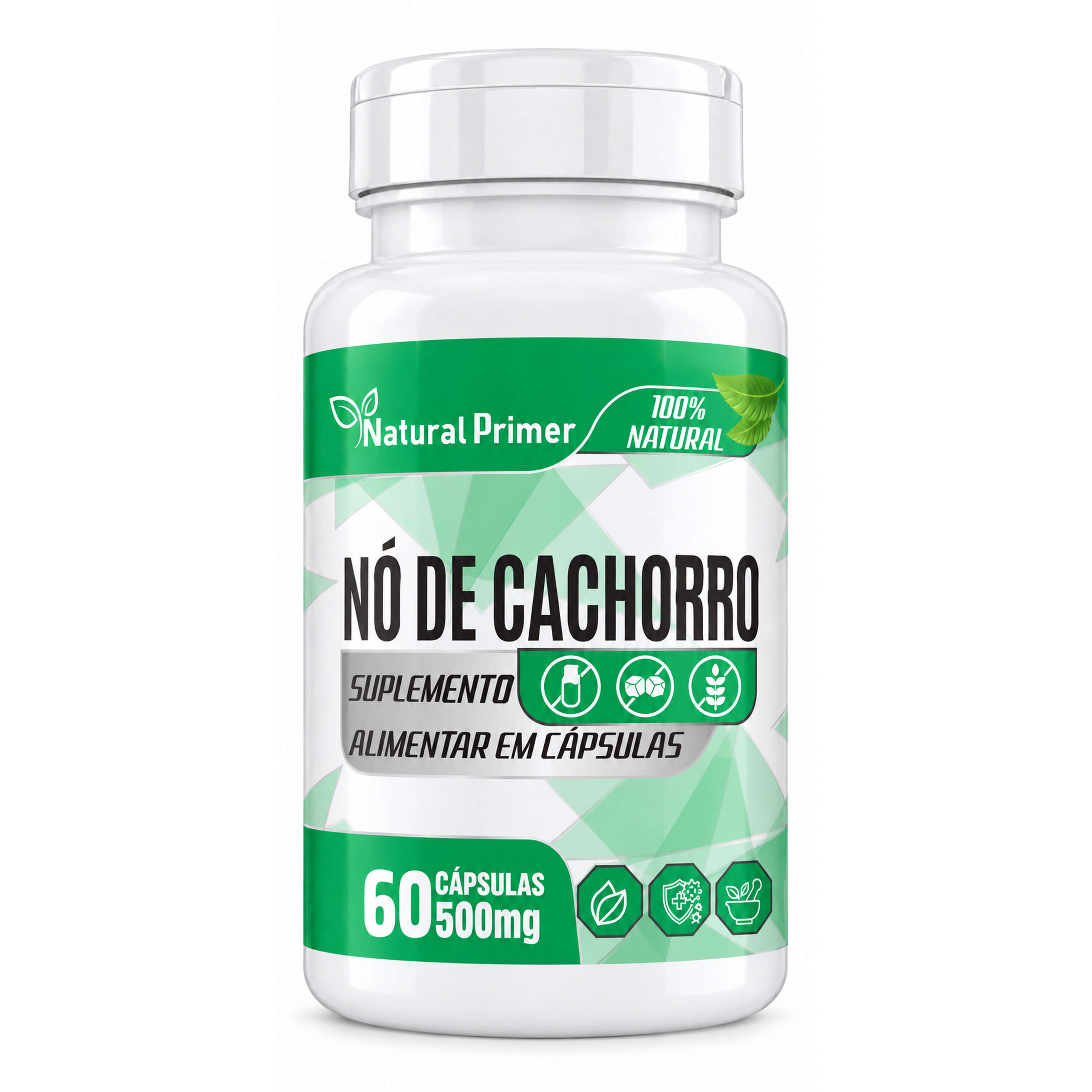 Nó de Cachorro 60 Capsulas 500mg