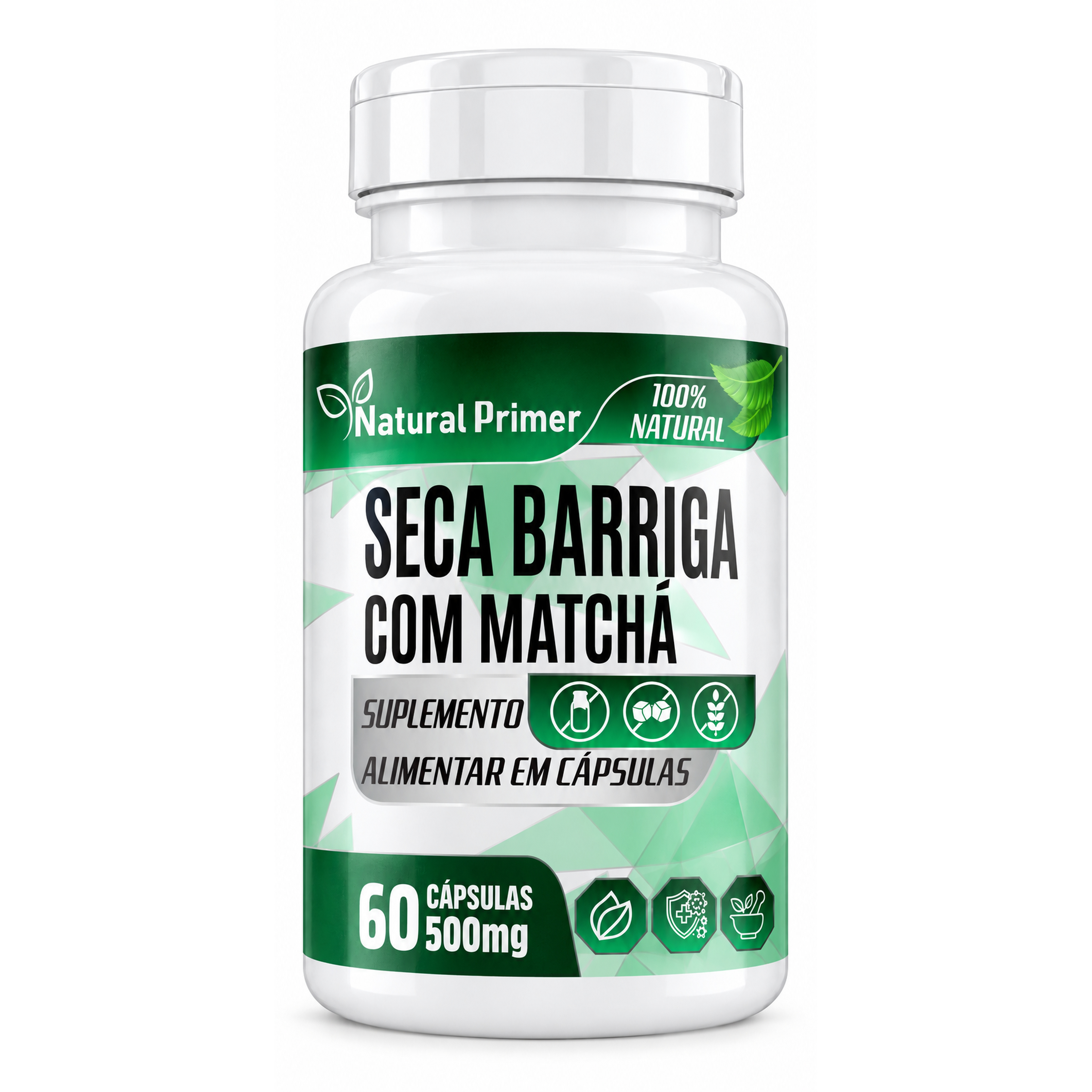 Seca Barriga com Matcha 60 Capsulas 500mg