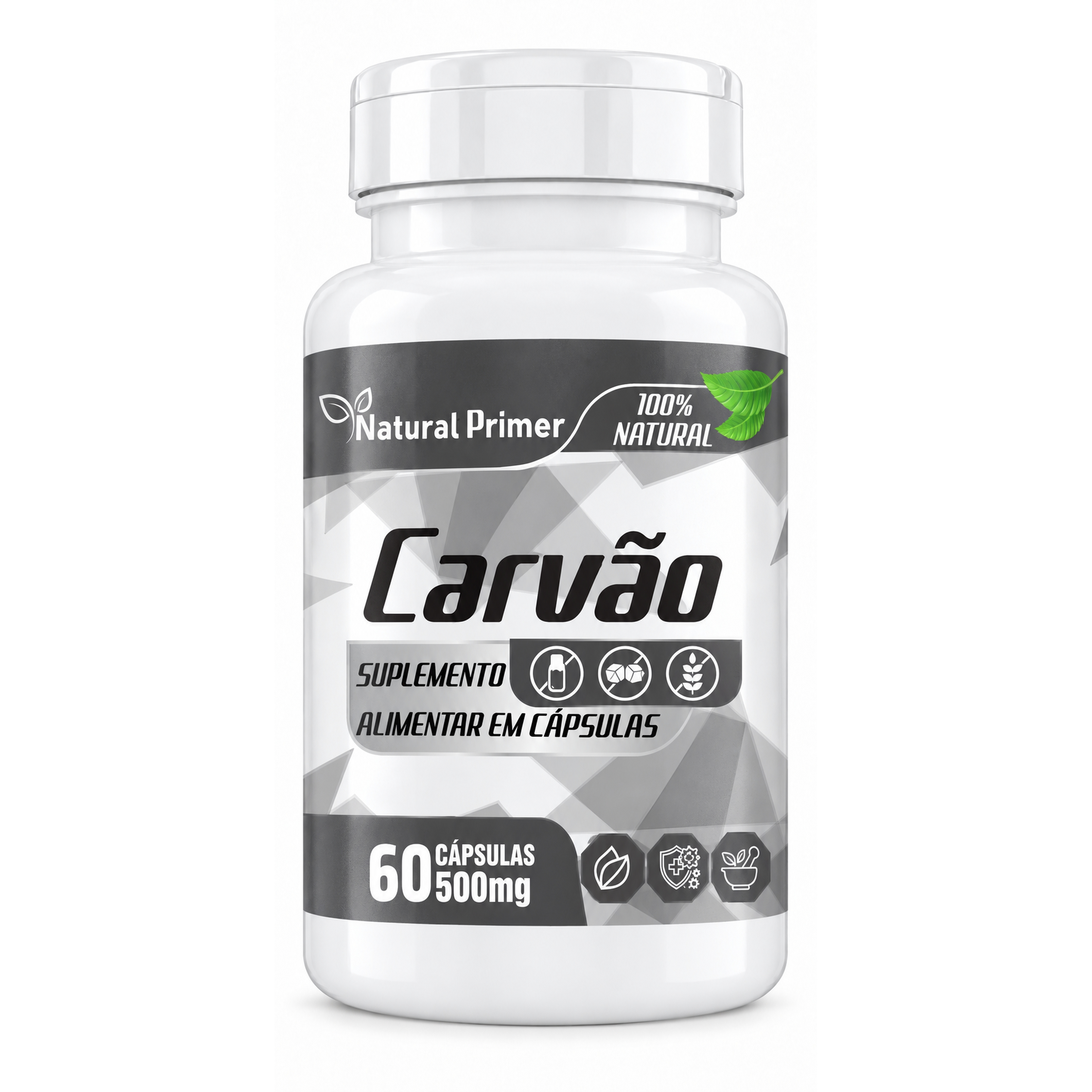 Carvão Vegetal 60 Capsulas 500mg