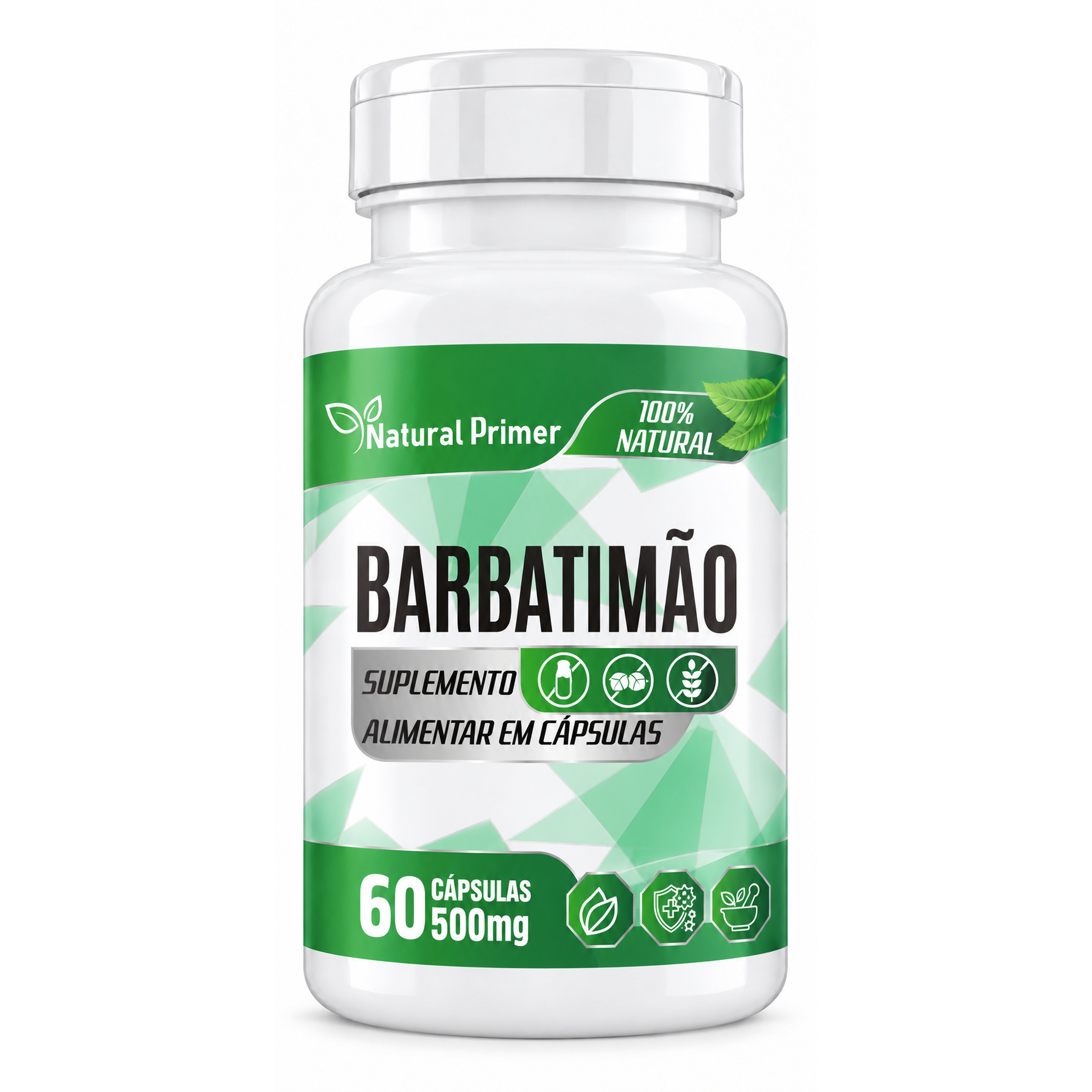 Barbatimão 60 Capsulas 500mg