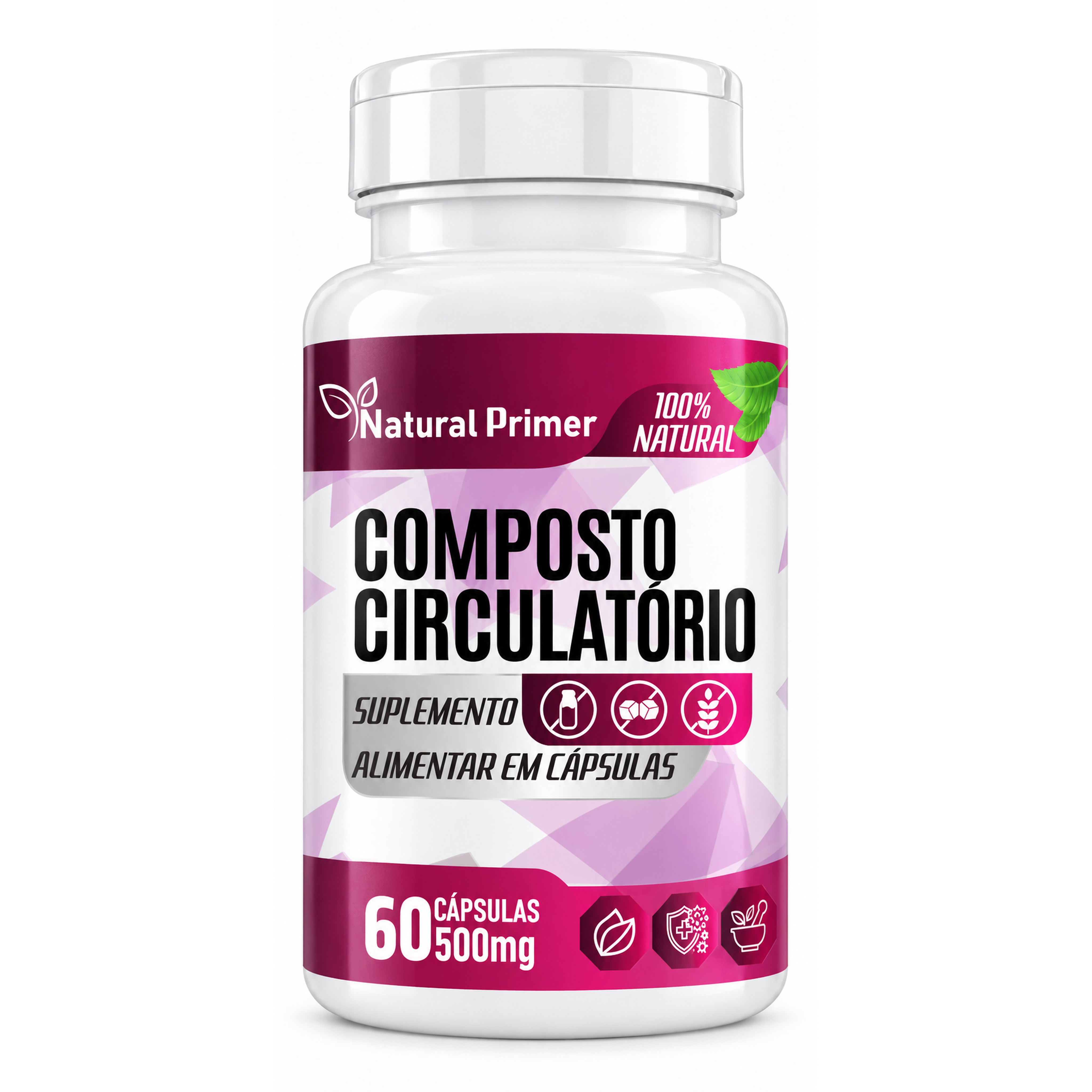 Composto Circulatorio 60 Capsulas 500mg