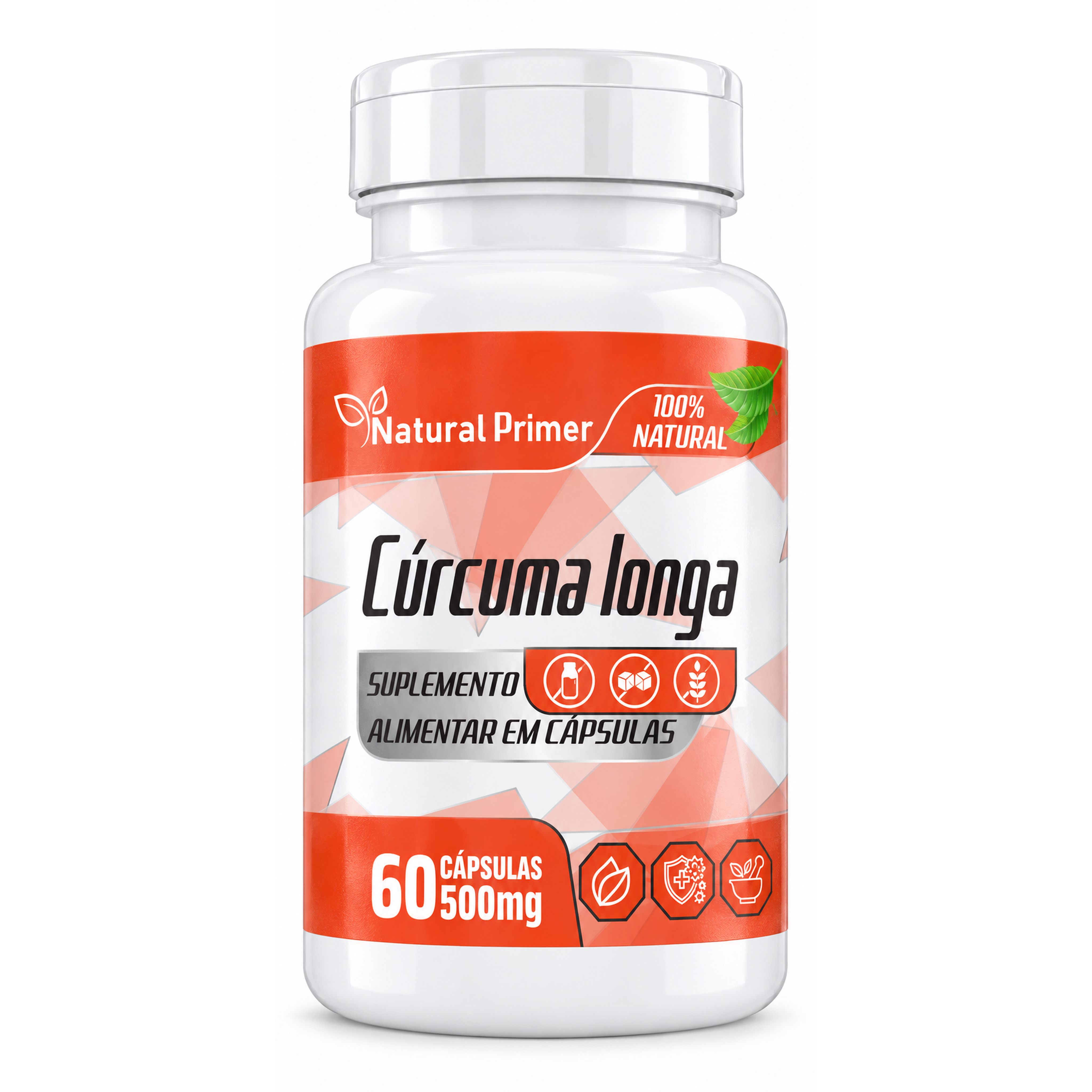 Curcuma Longa 60 Capsulas 500mg
