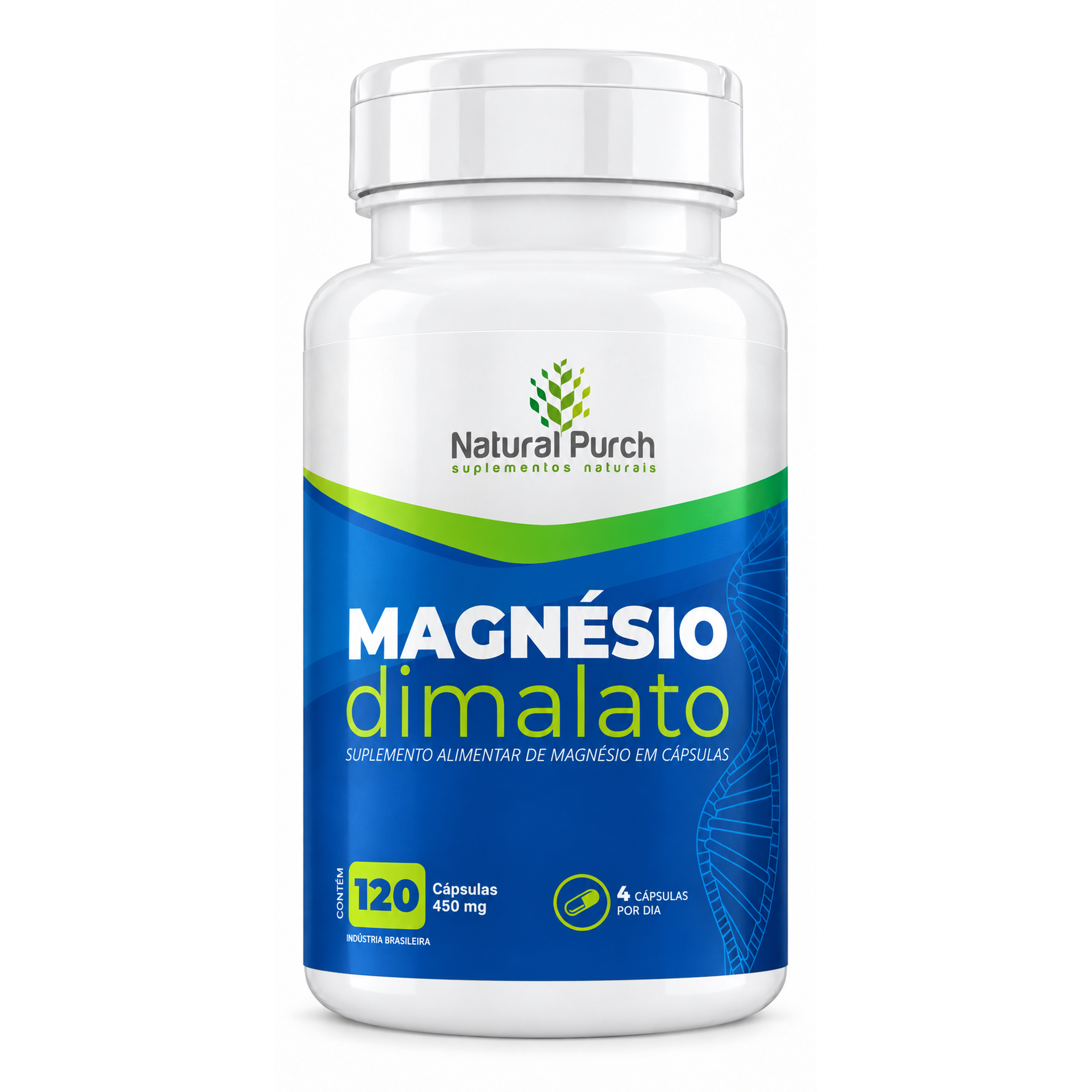 Magnesio Dimalato 120 Capsulas 450mg