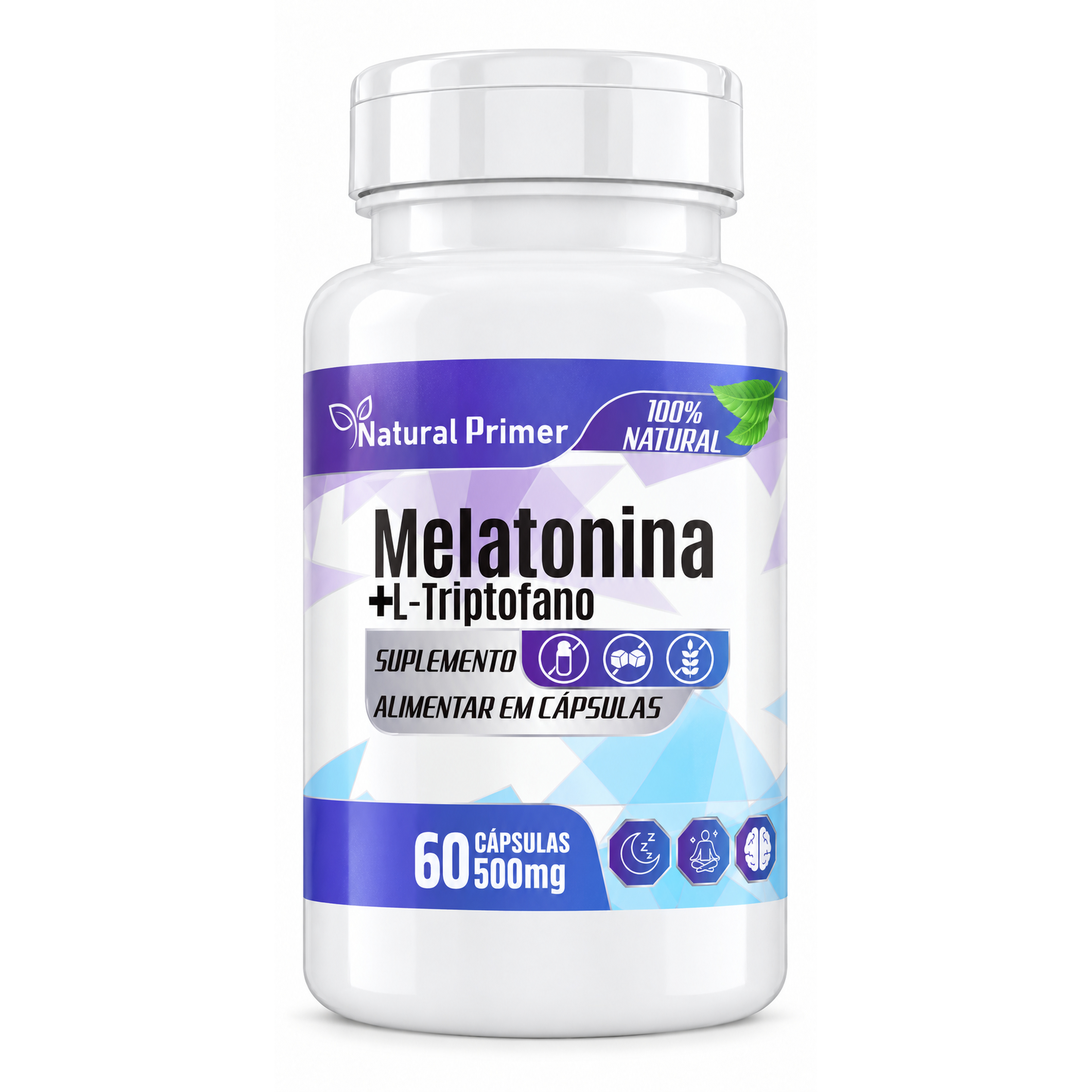 Melatonina com Triptofano 60 Capsulas 500mg