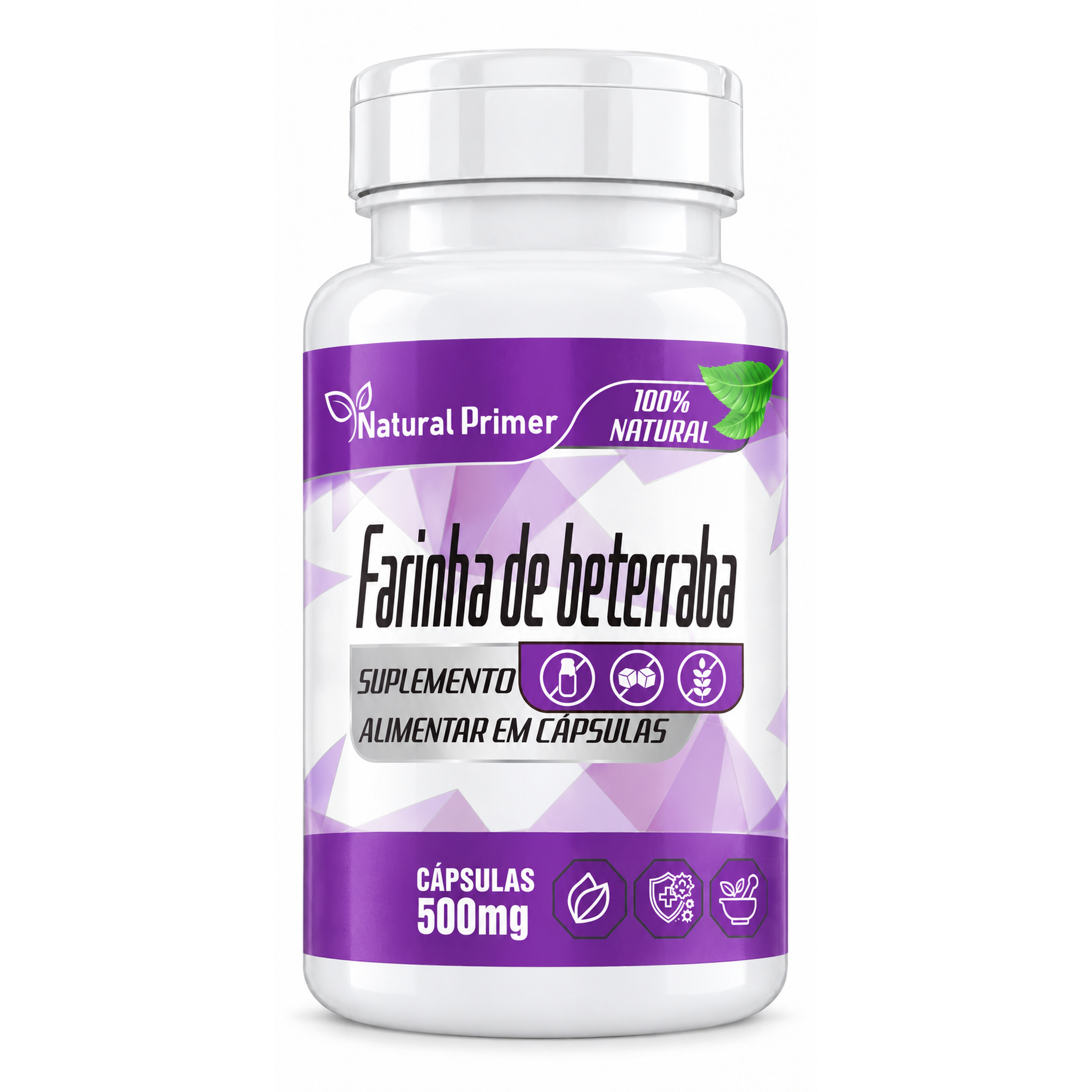 Farinha de Beterraba 60 Capsulas 500mg