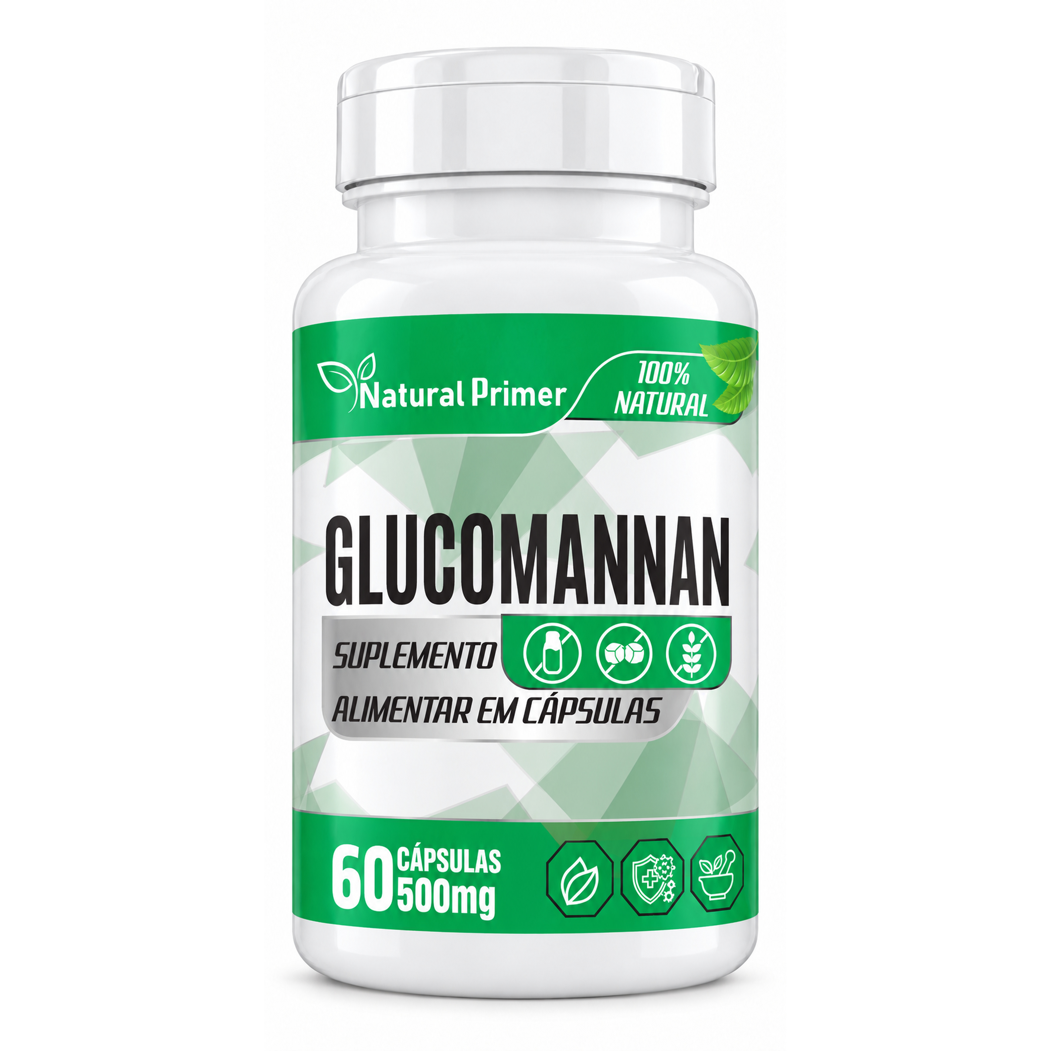 Glucomannan 60 Capsulas 500mg