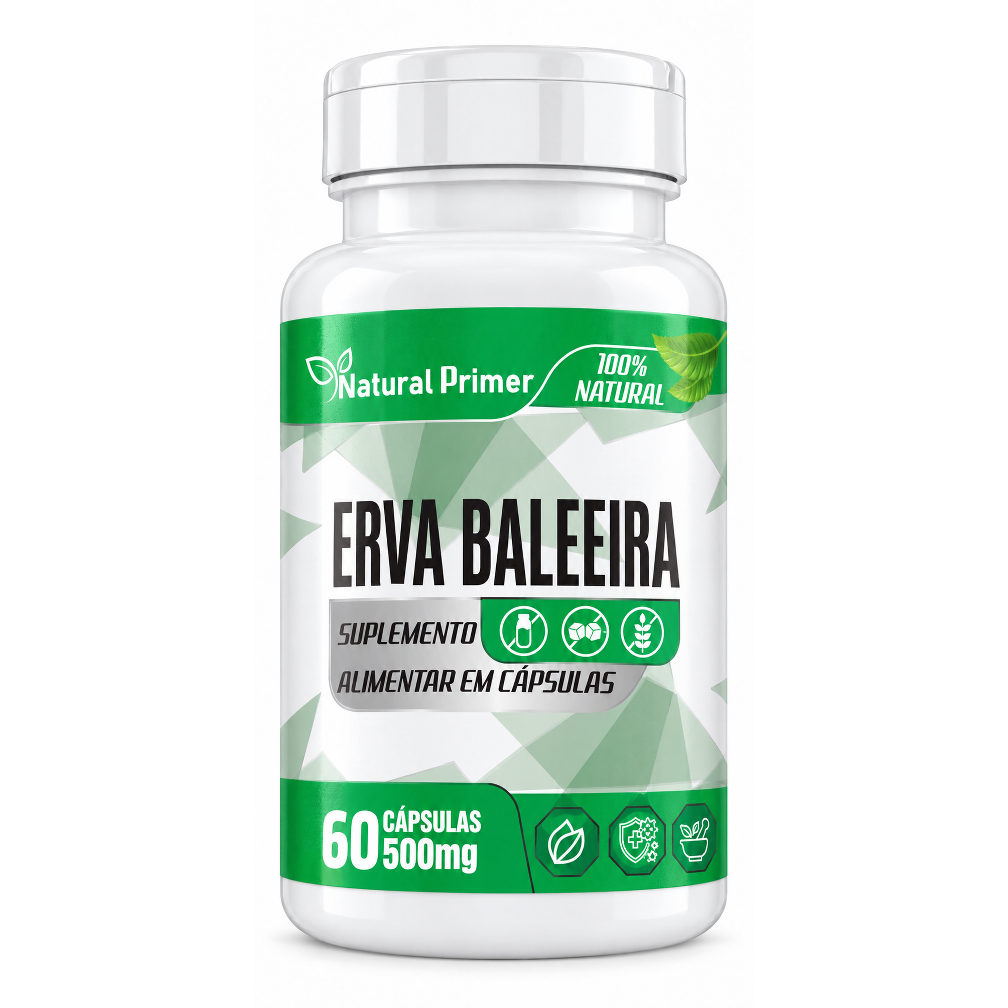 Erva Baleeira 60 Capsulas 500mg