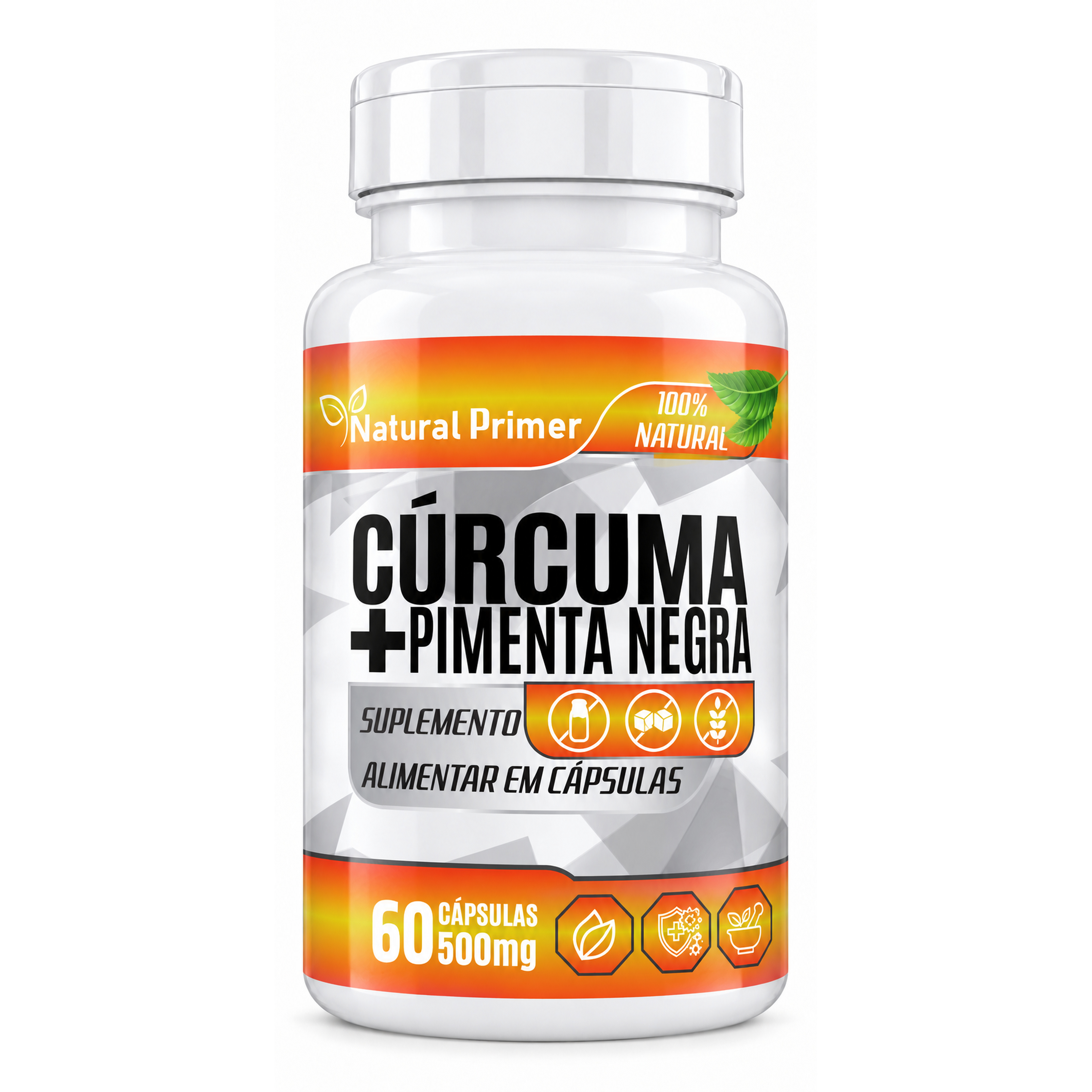 Curcuma C/ Pimenta Negra 60 Capsulas