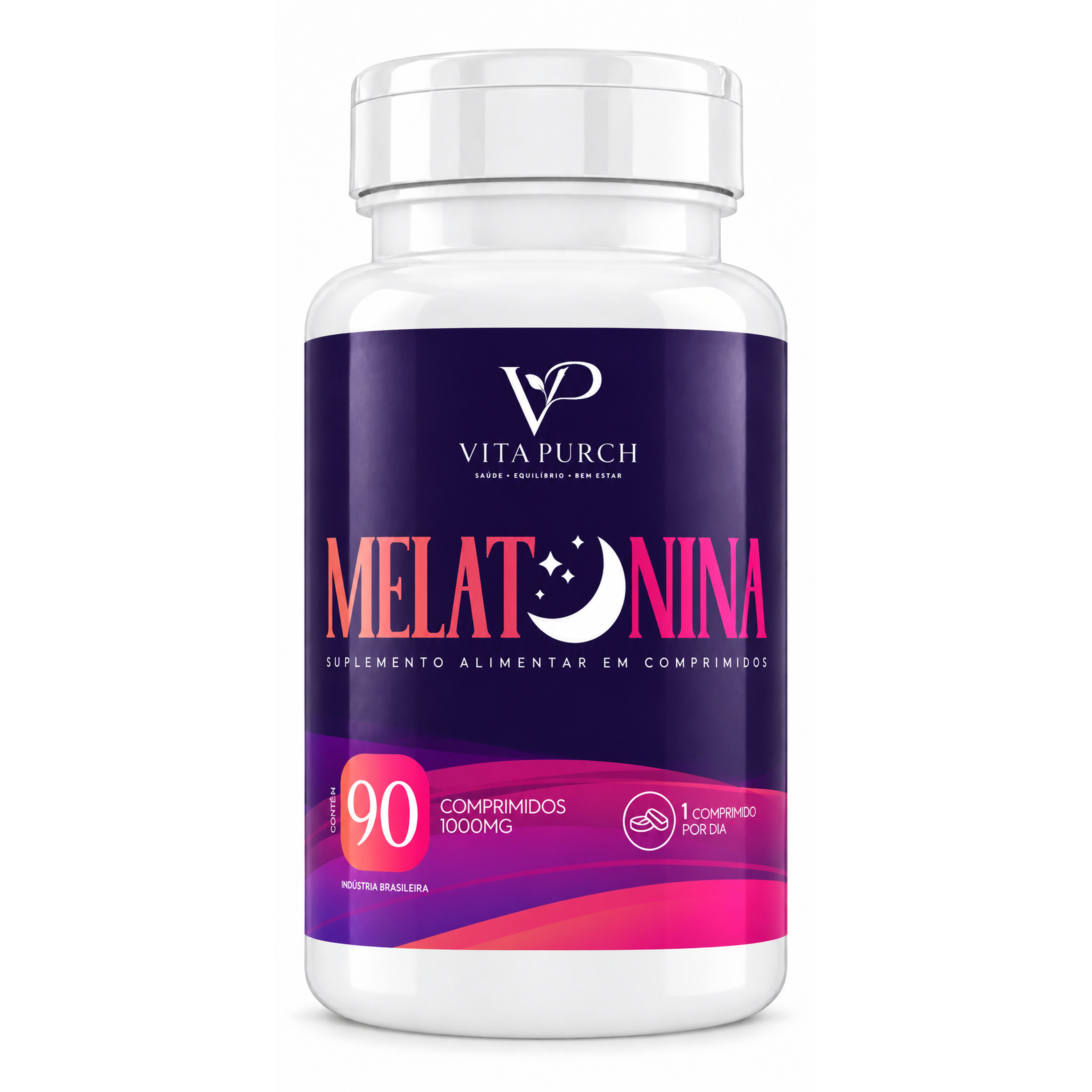 Melatonina 60 Comprimidos Sabor Maracuja 1000mg