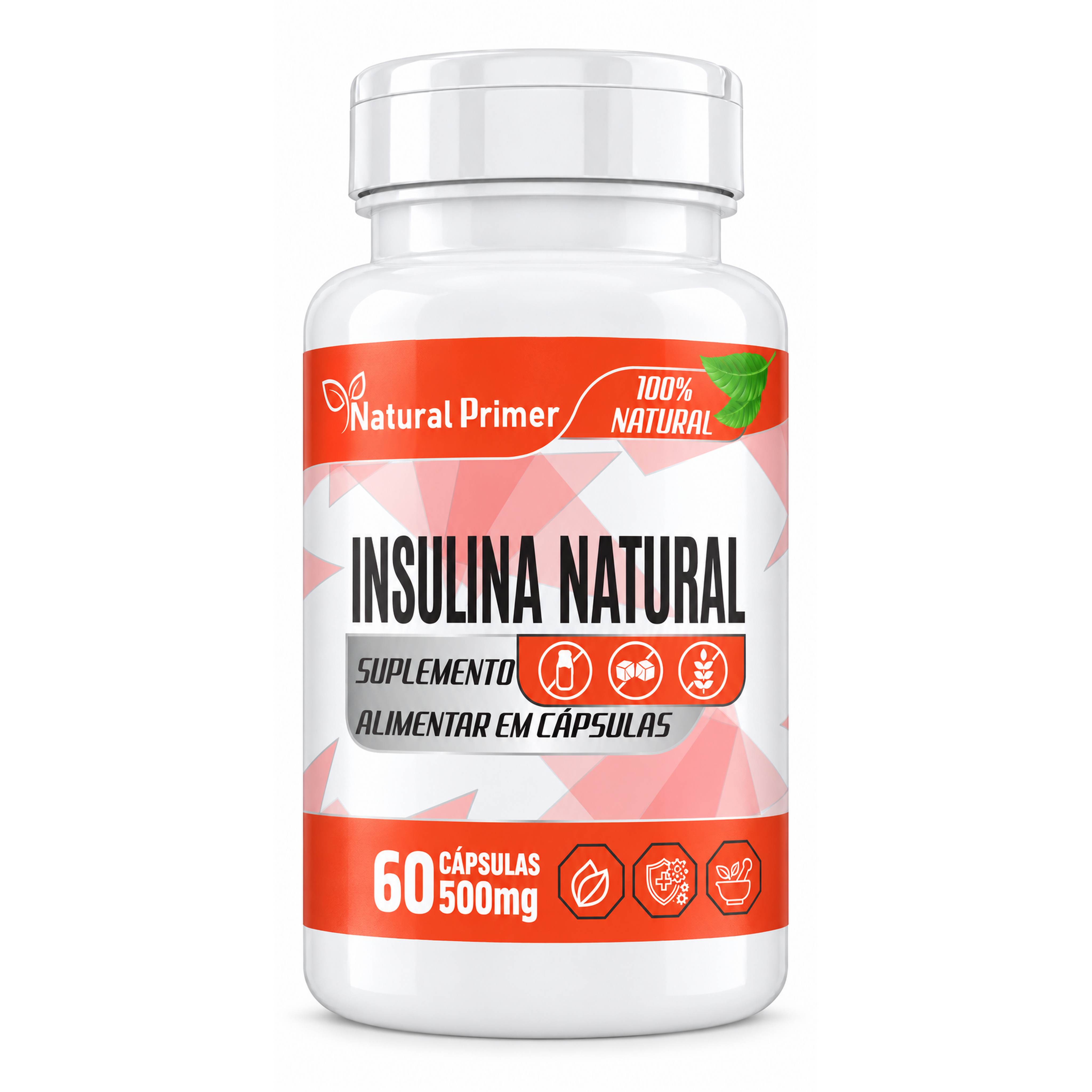 Insulina Natural 60 Capsulas 500mg