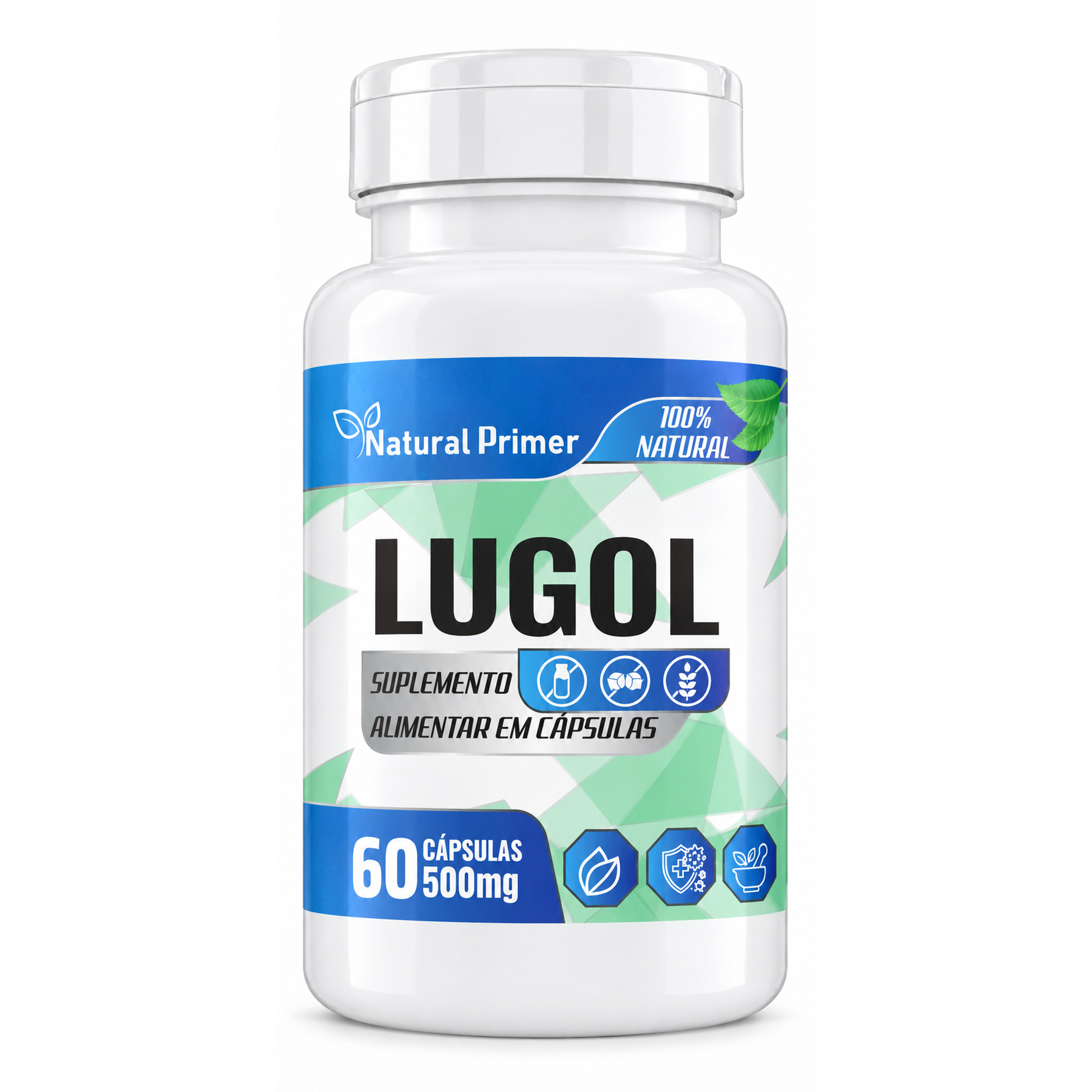 Lugol 60 Capsulas 500mg