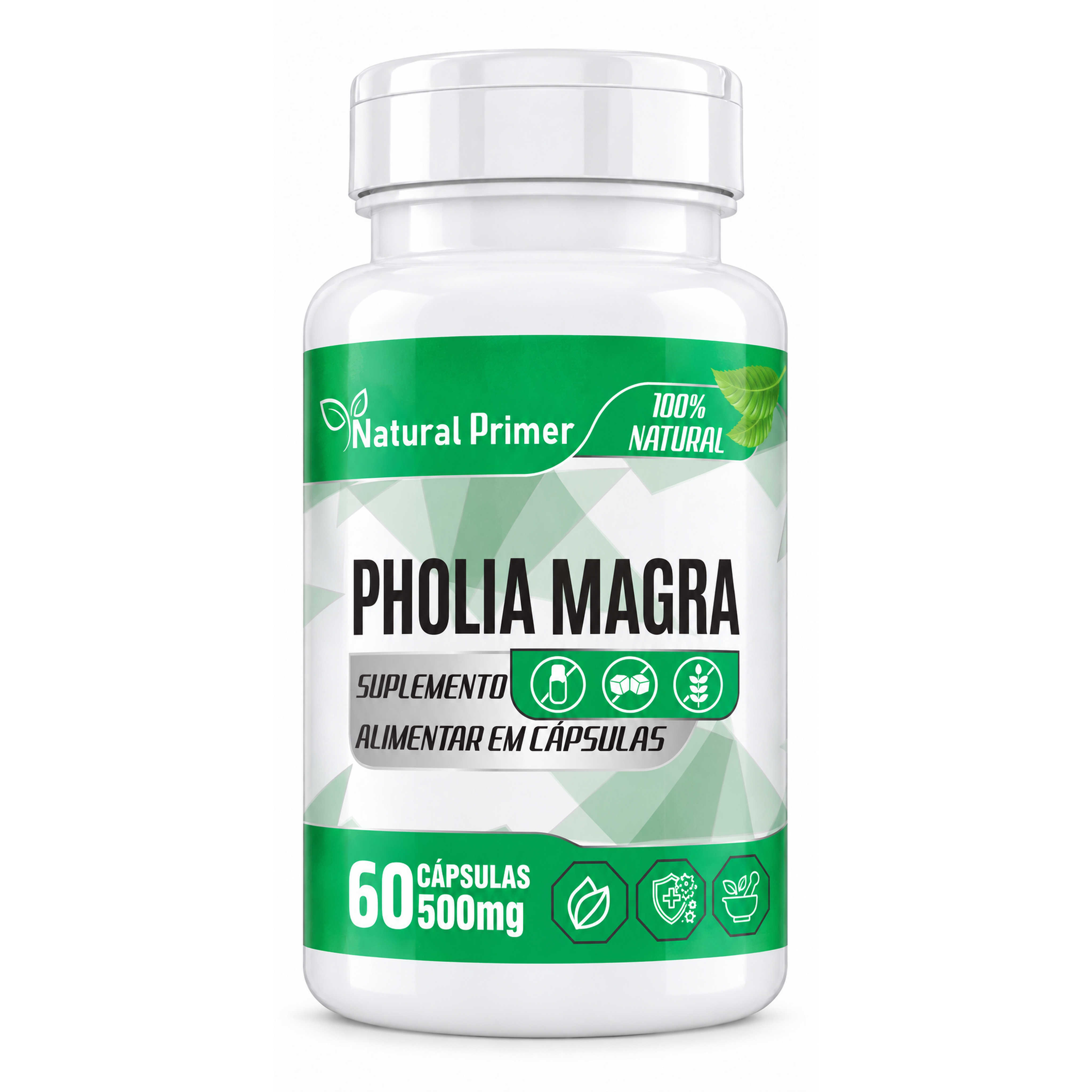 Pholia Magra 60 Capsulas 500mg