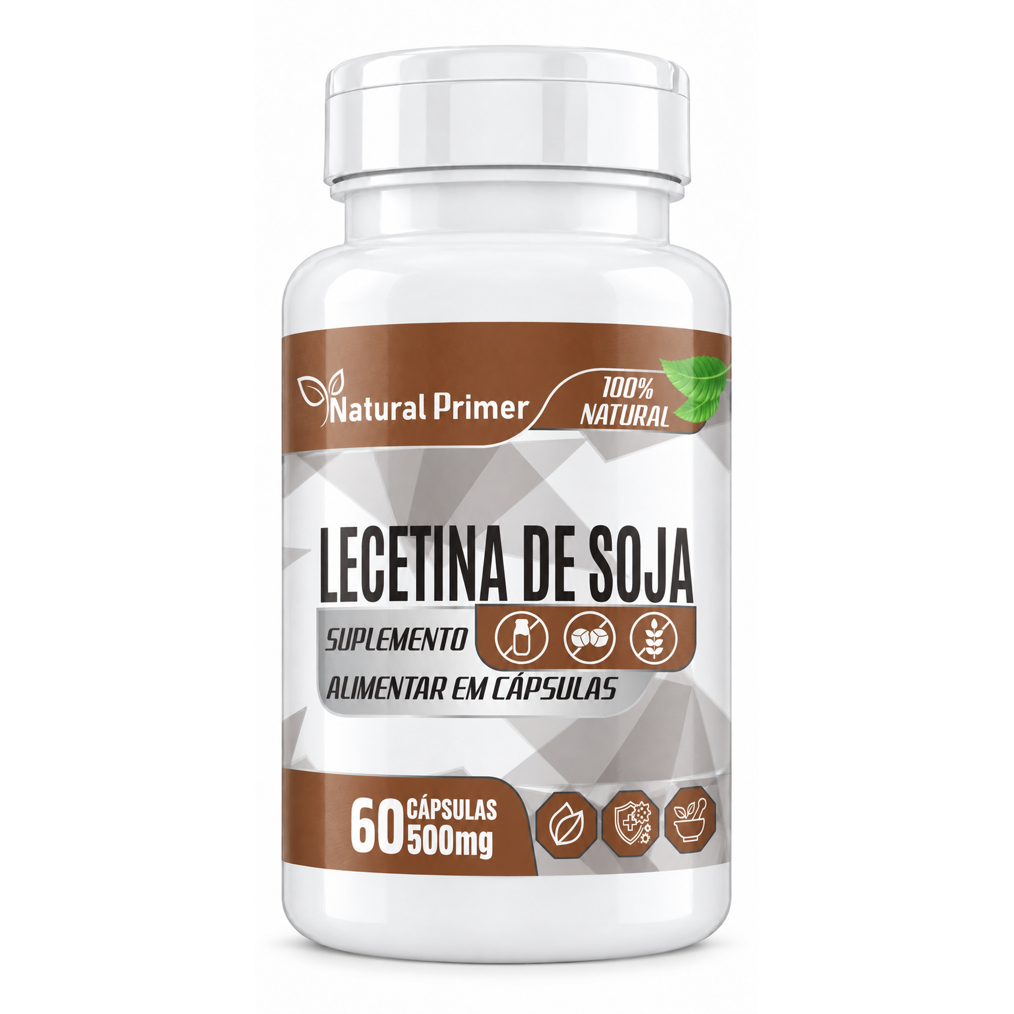 Lecitina de Soja 60 Capsulas 500mg