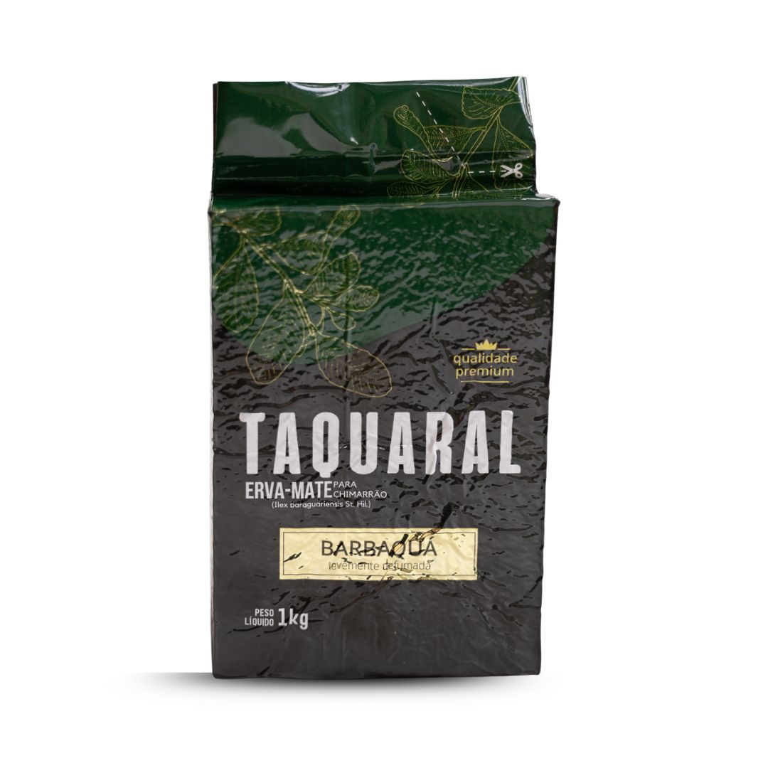 Erva-Mate Taquaral Barbaquá (levemente defumada) 1kg a vácuo