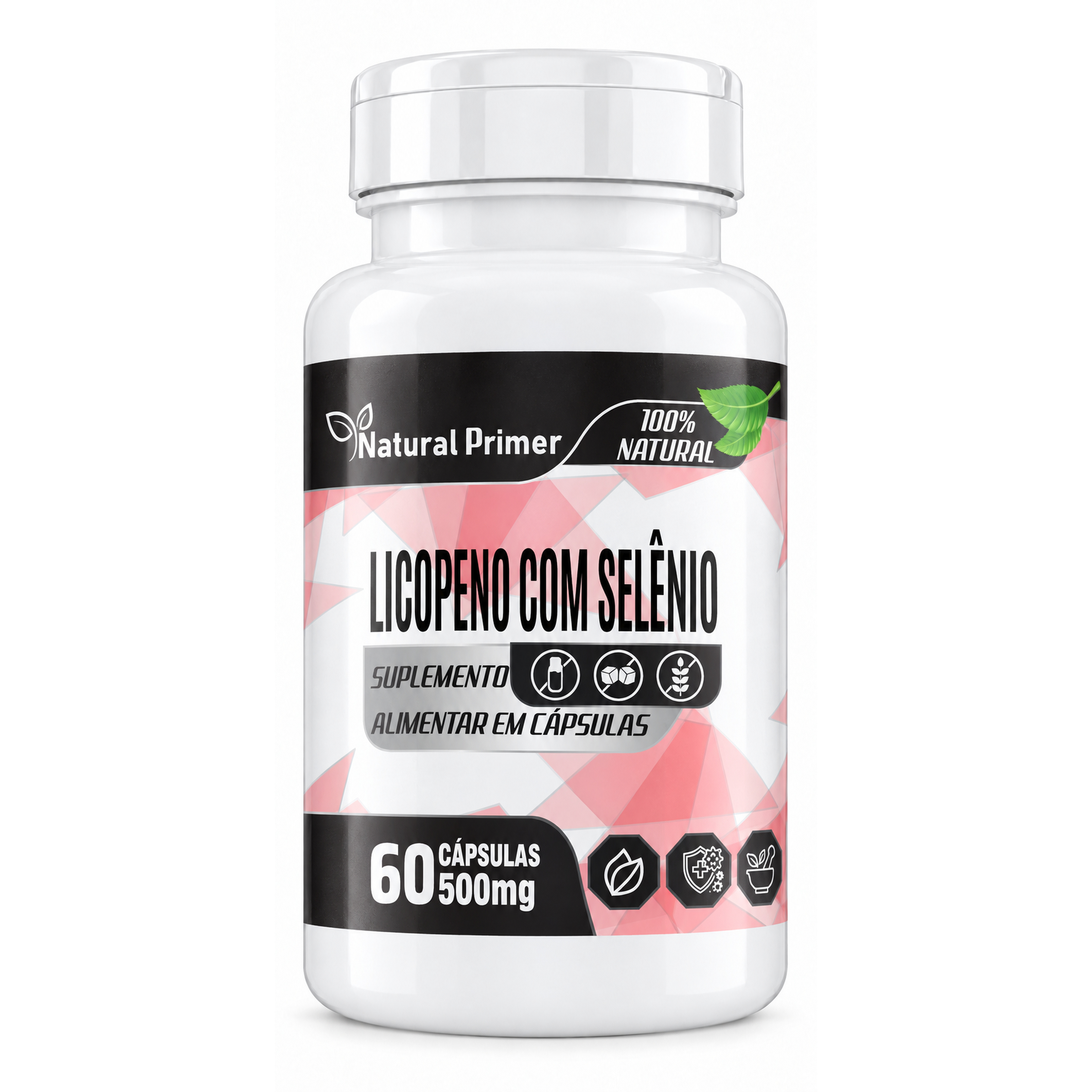 Licopeno com Selenio 60 Capsulas 500mg