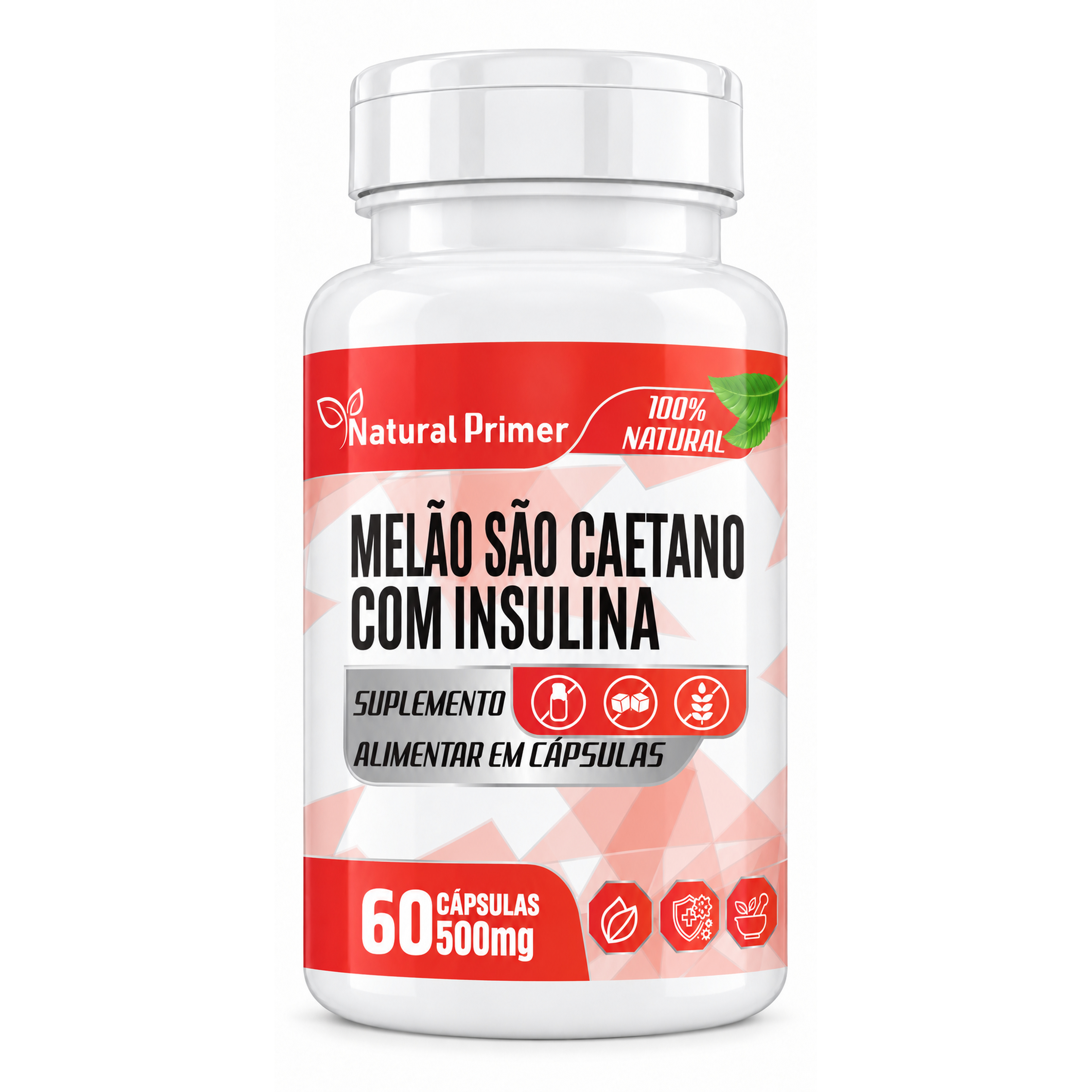 Melão Sao Caetano c/ Insulina 60 Capsulas 500mg
