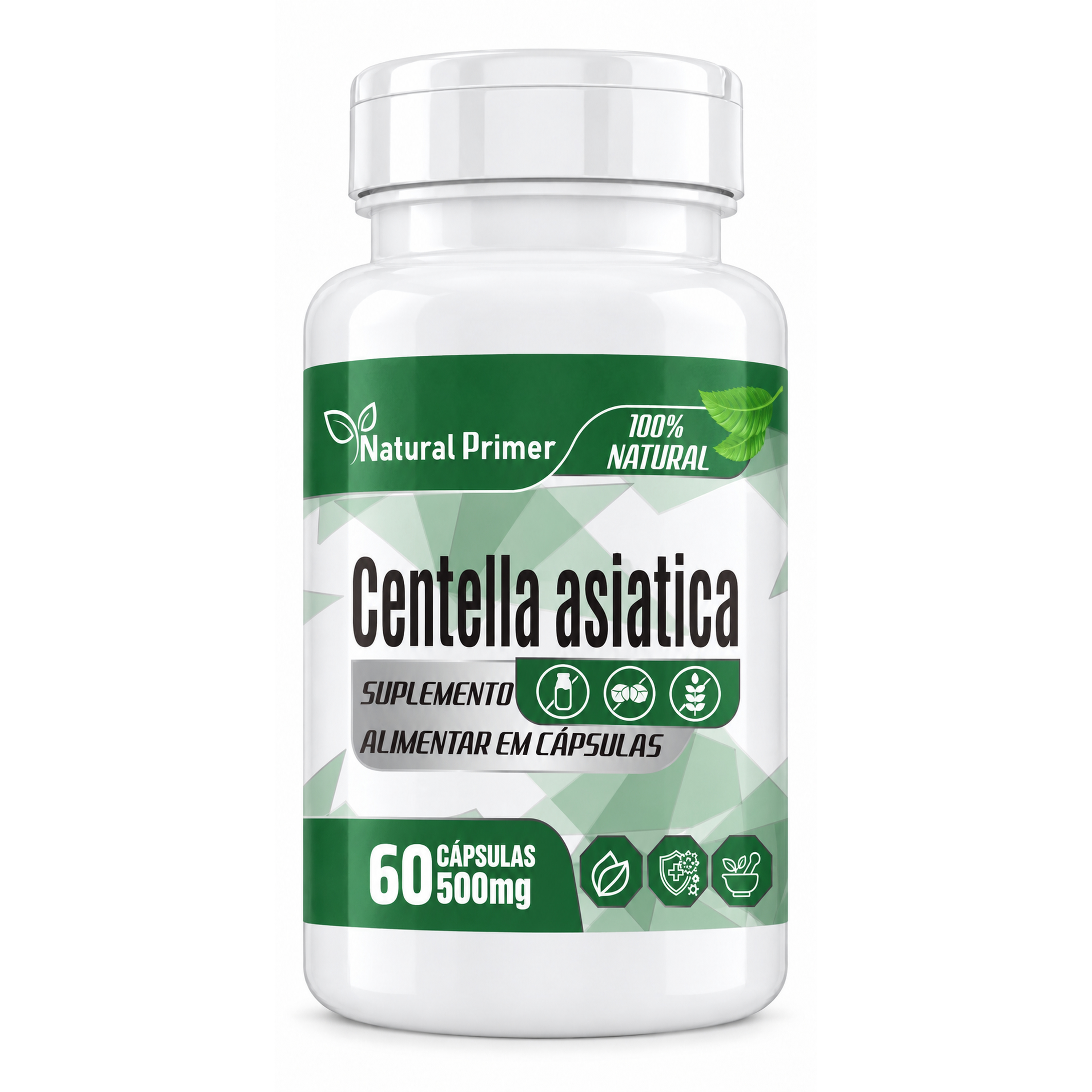 Centella Asiatica 60 Capsulas 500mg