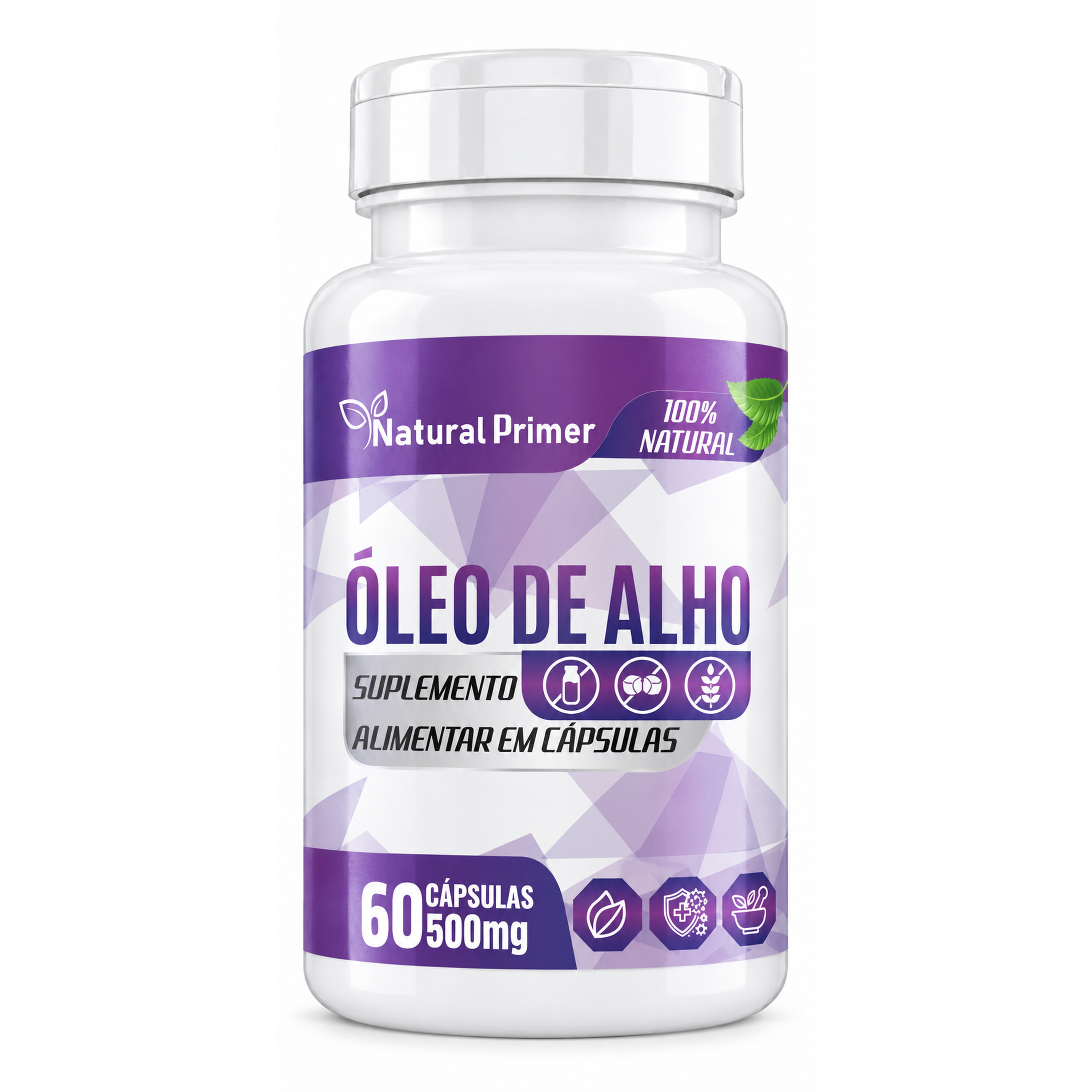 Oleo de Alho 60 Capsulas 500mg