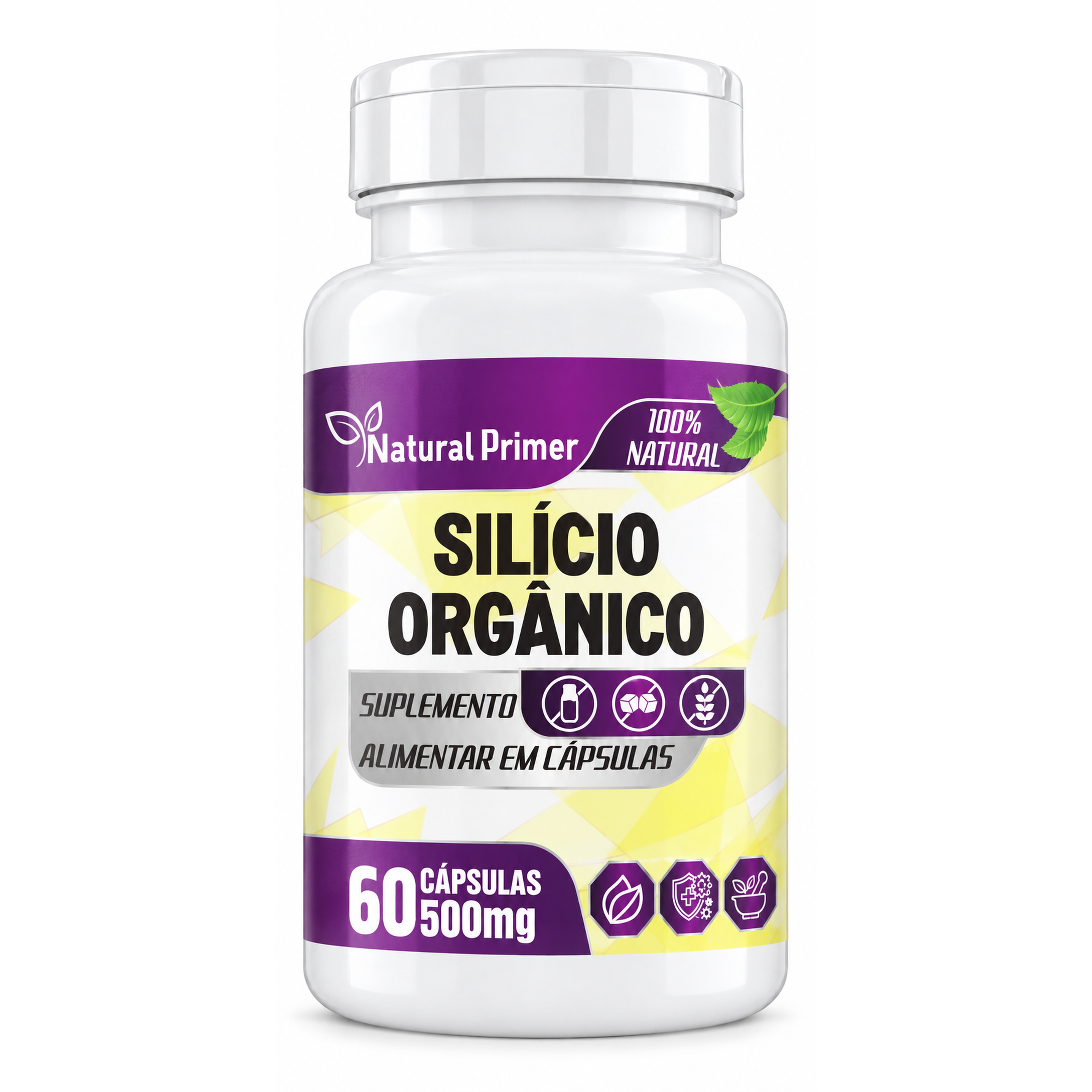 Silicio Organico 60 Capsulas 500mg