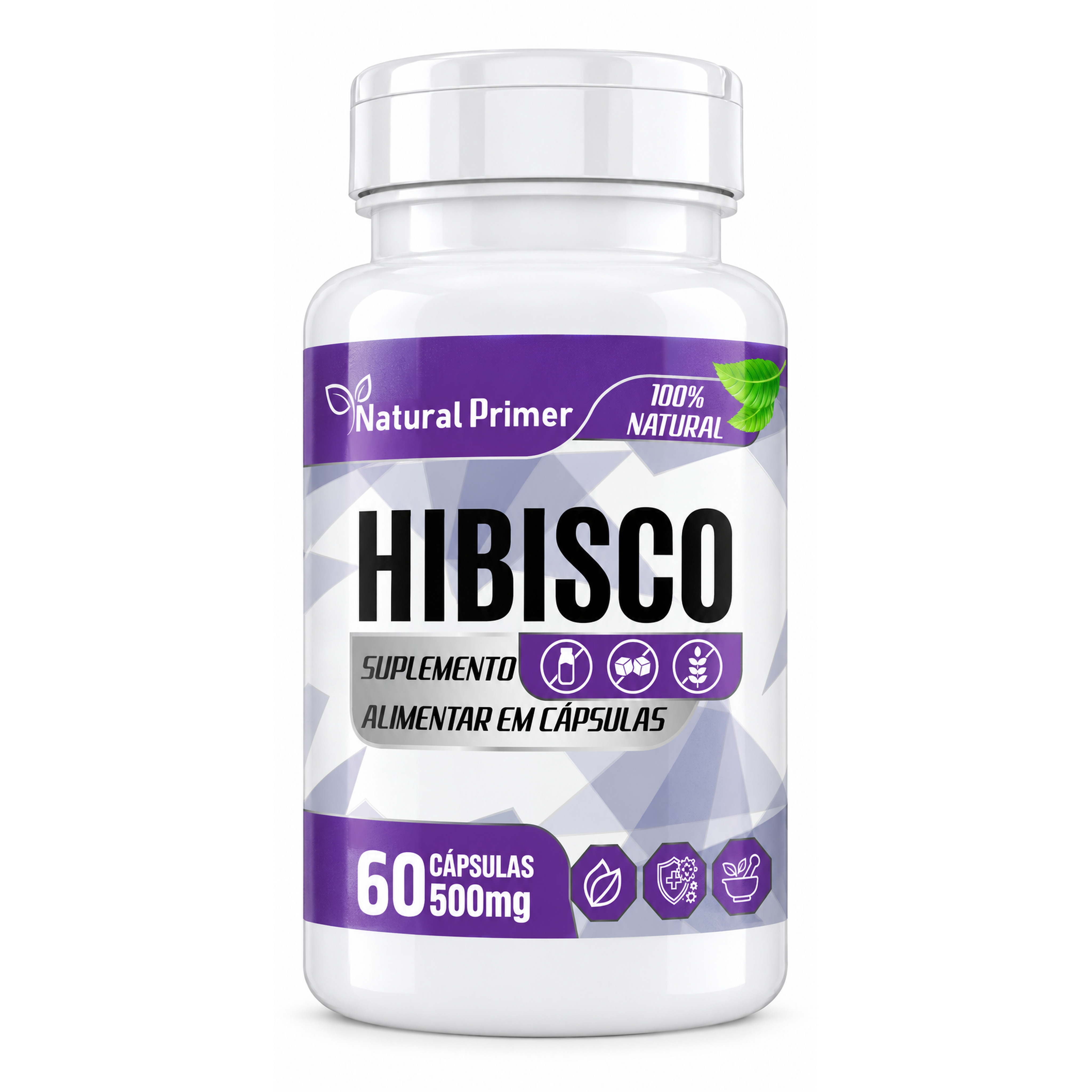 Hibisco 60 Capsulas 500mg