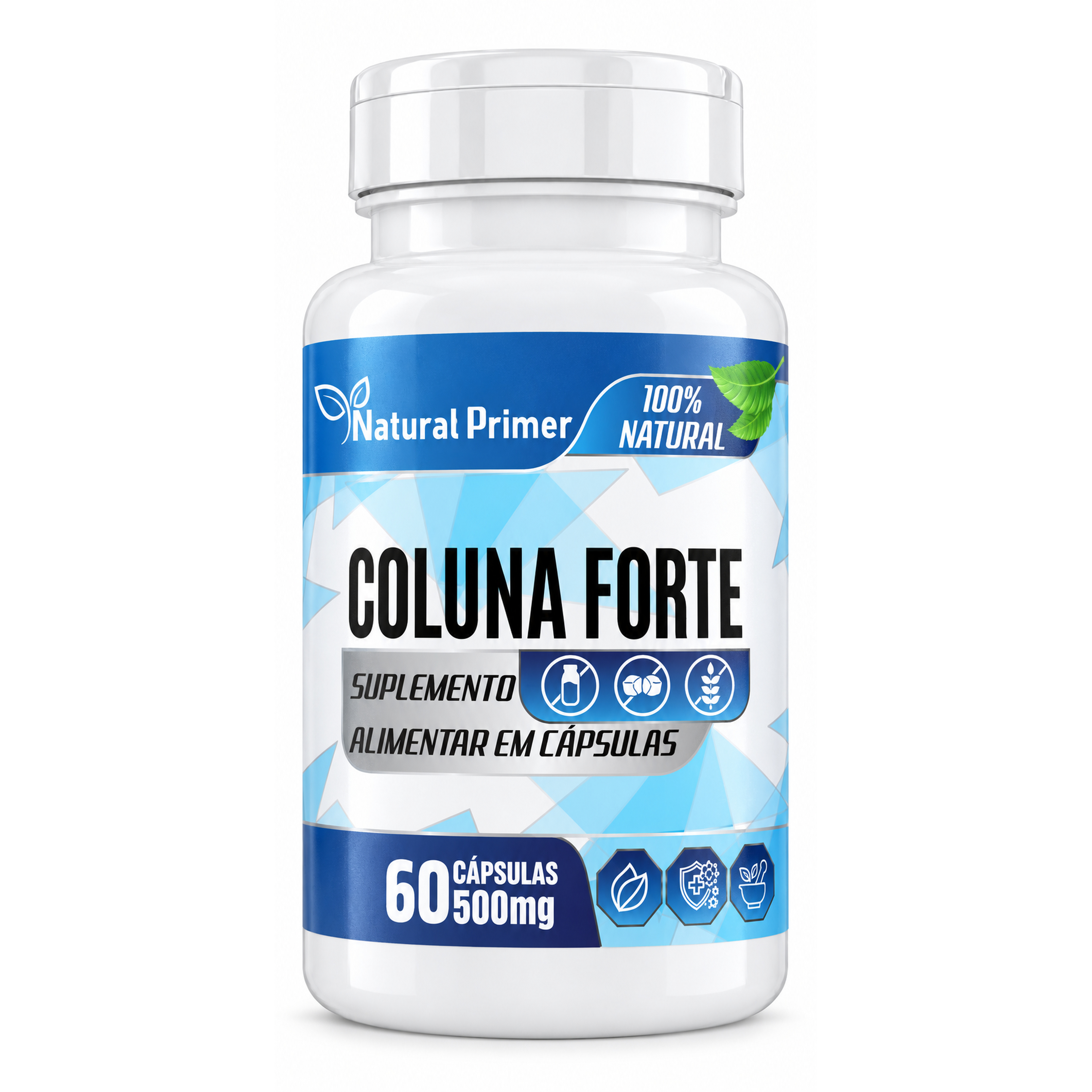 Coluna Forte 60 Capsulas 500mg