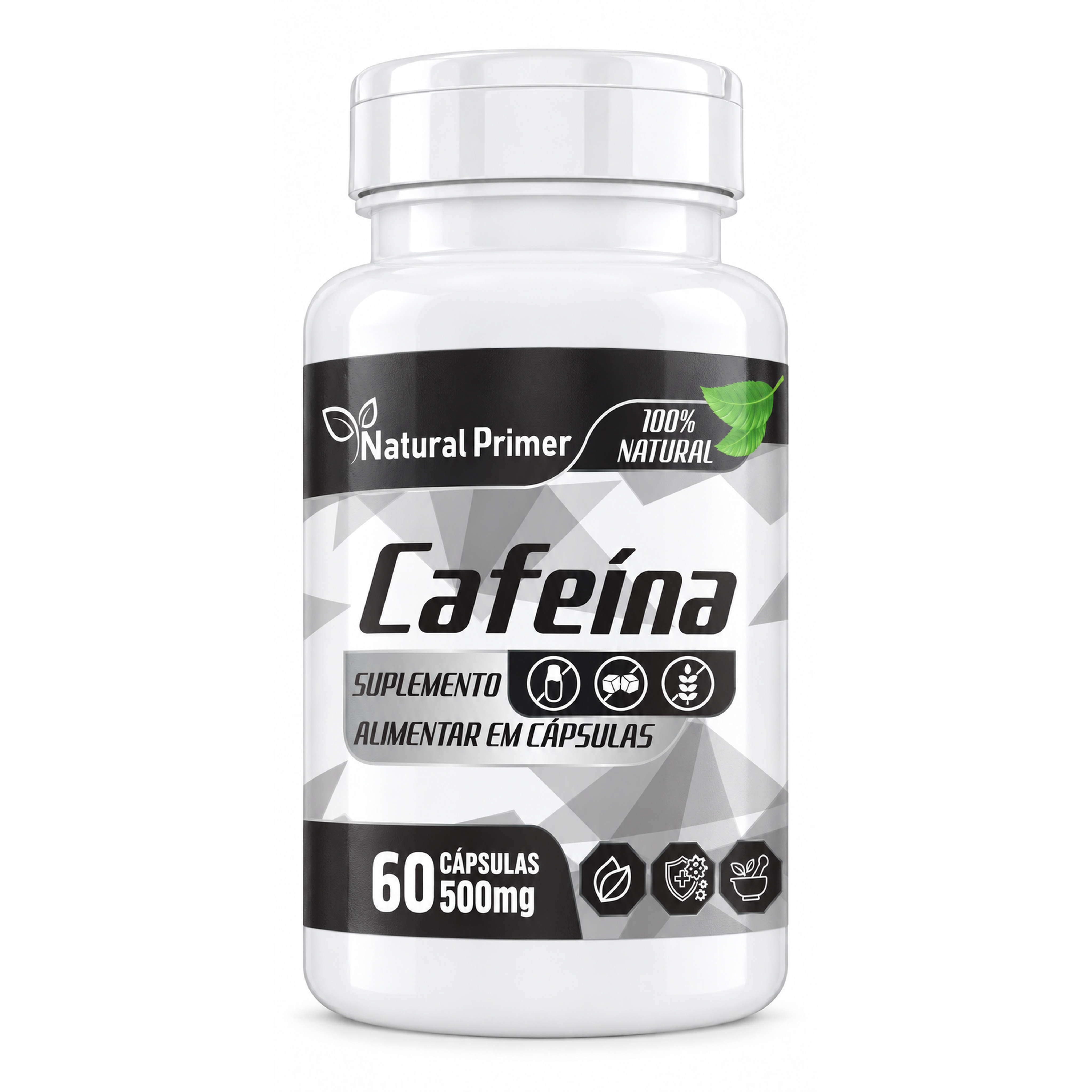 Cafeina 60 Capsulas  500mg