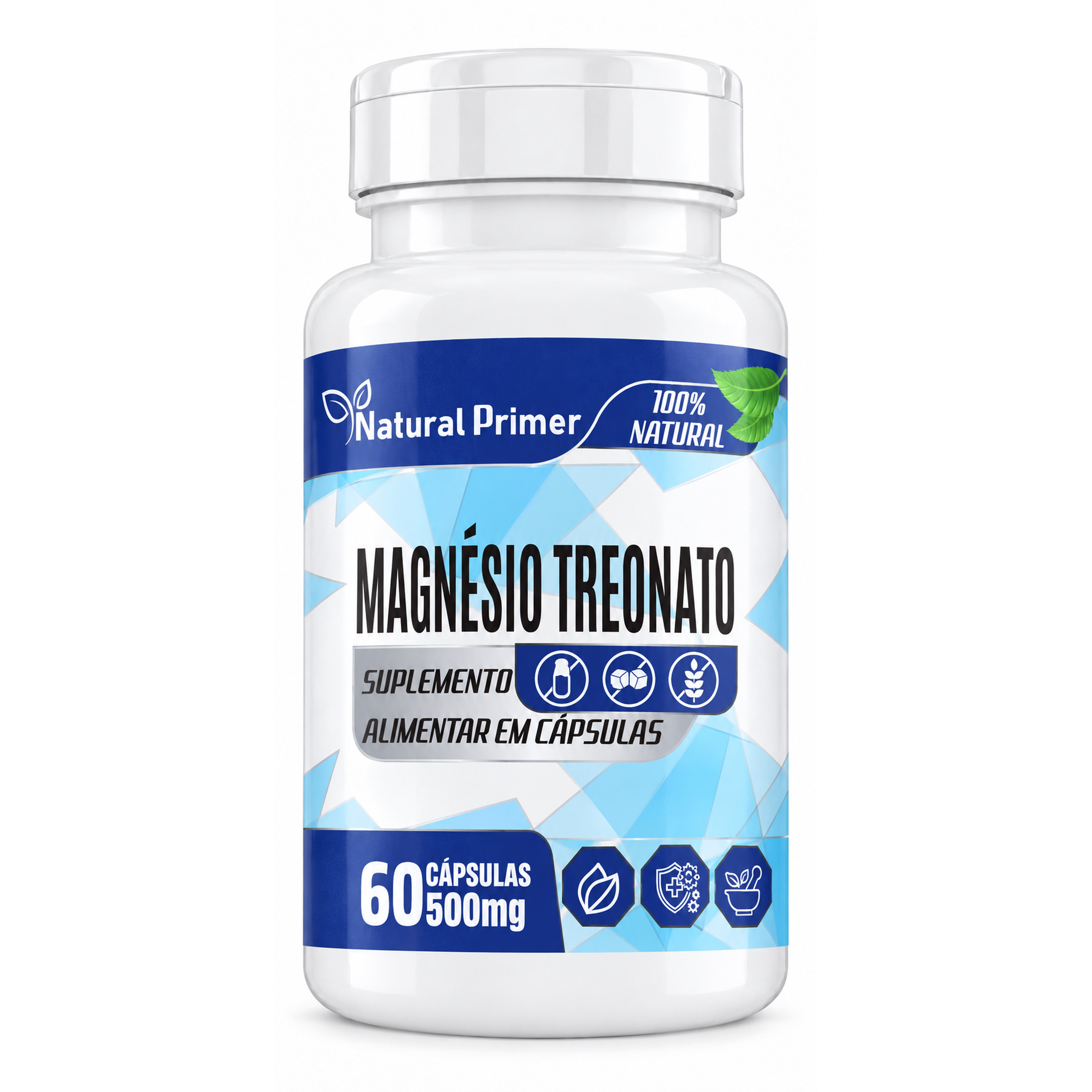 Magnesio Treonato 60 Capsulas 500mg