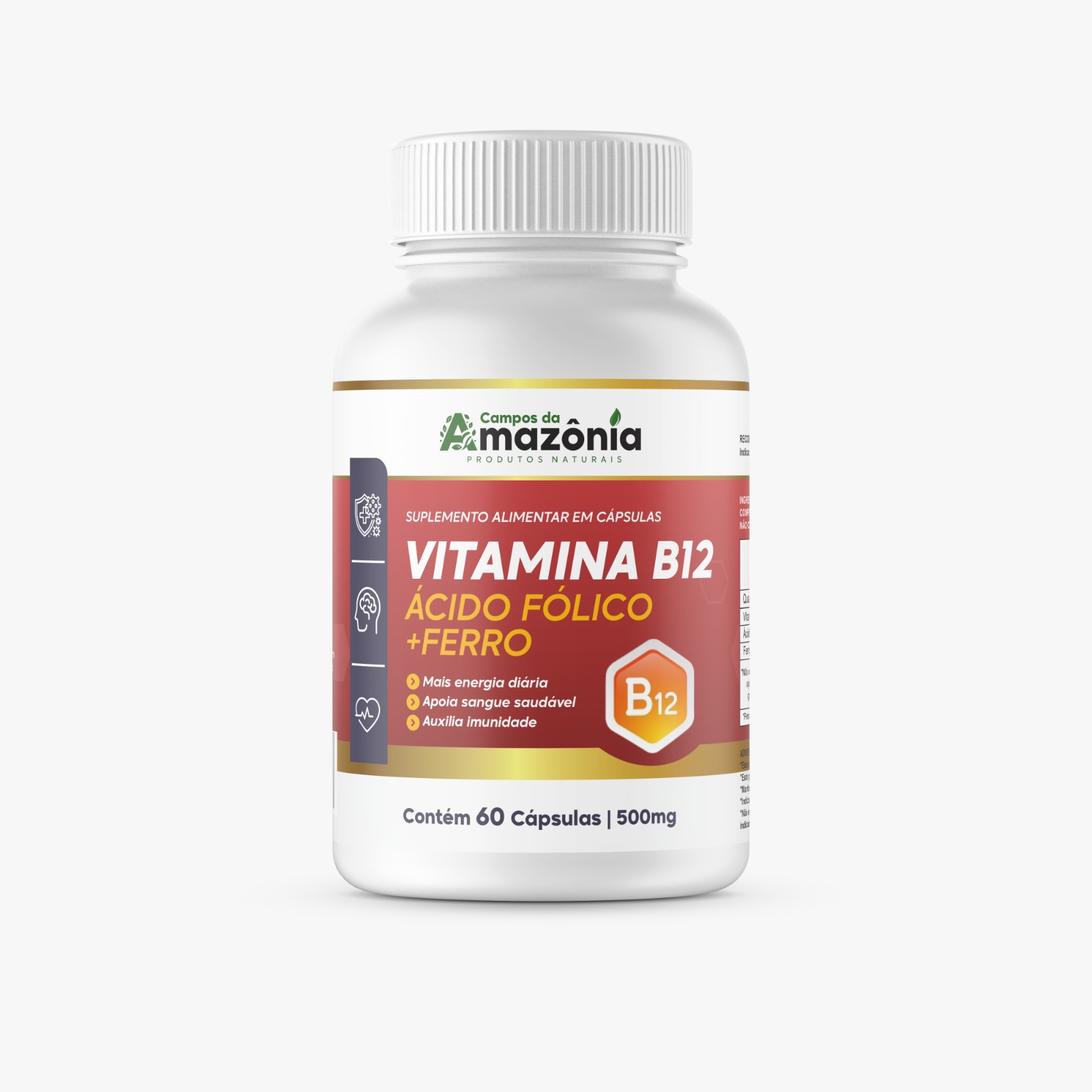 Vitamina B12 ÁCIDO FÓLICO + FERRO
