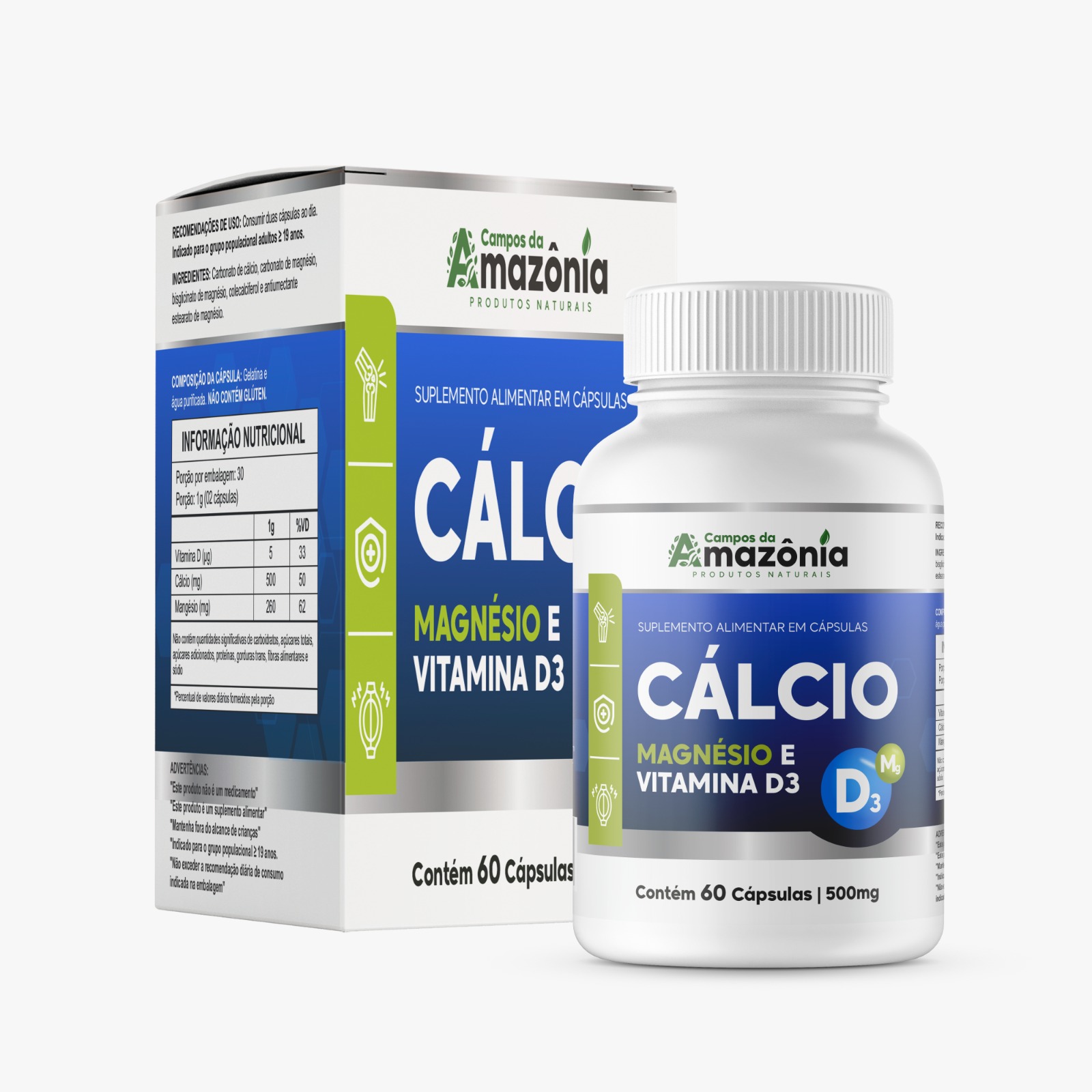 Cálcio Magnésio e Vitamina D3