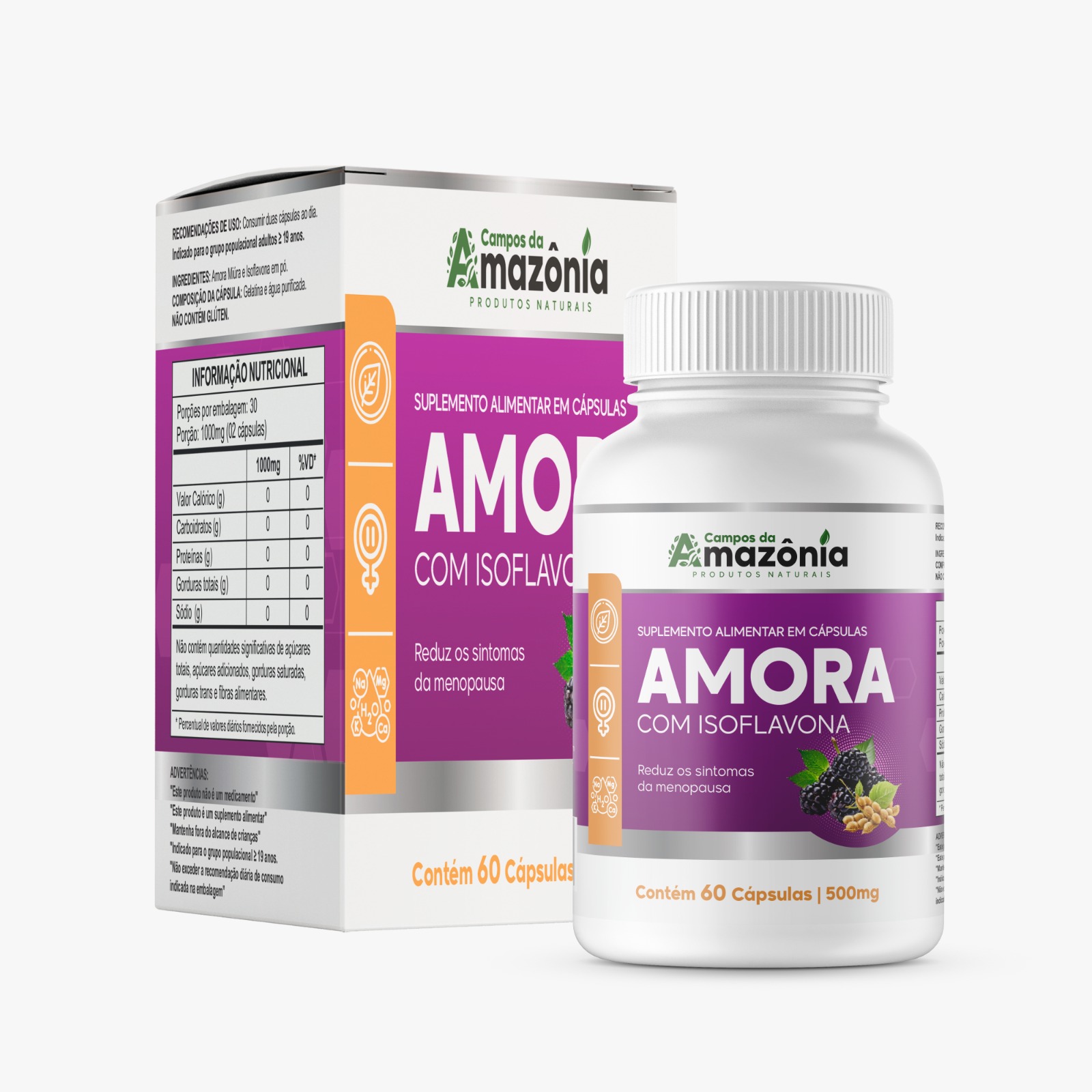 Amora com Isoflavona