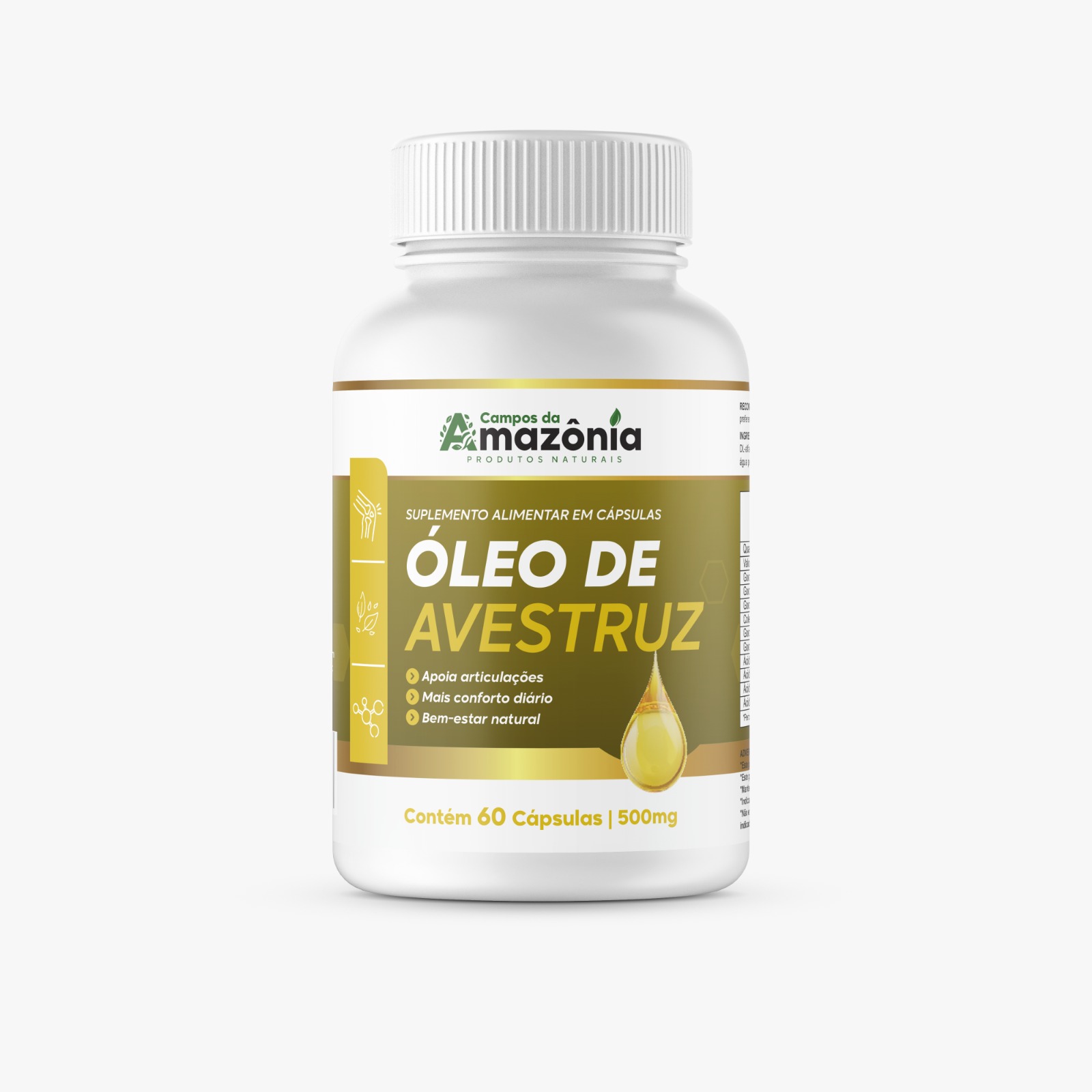 Óleo de Avestruz