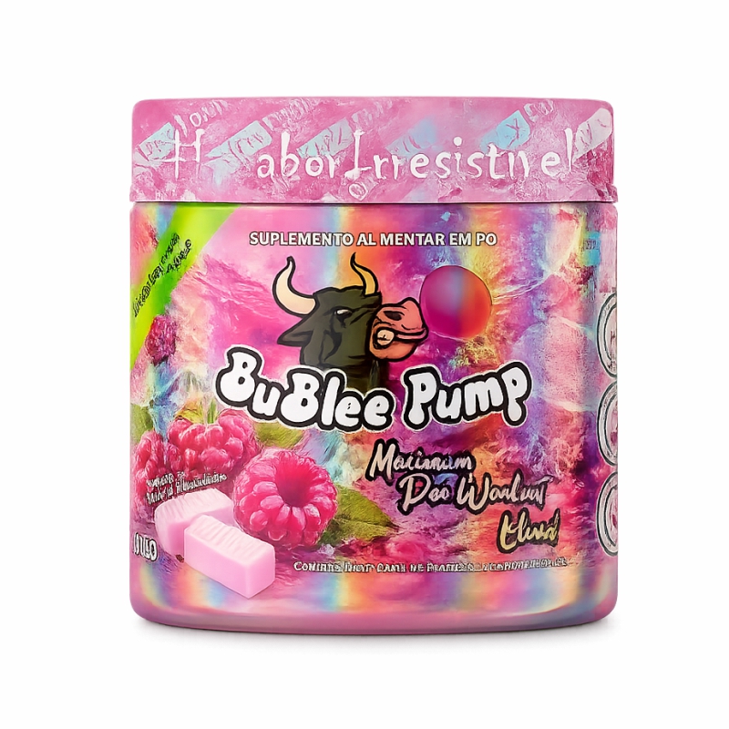 Bubblee Pump – Maximum Pre Workout Blend – Frutas Vermelhas (300g)