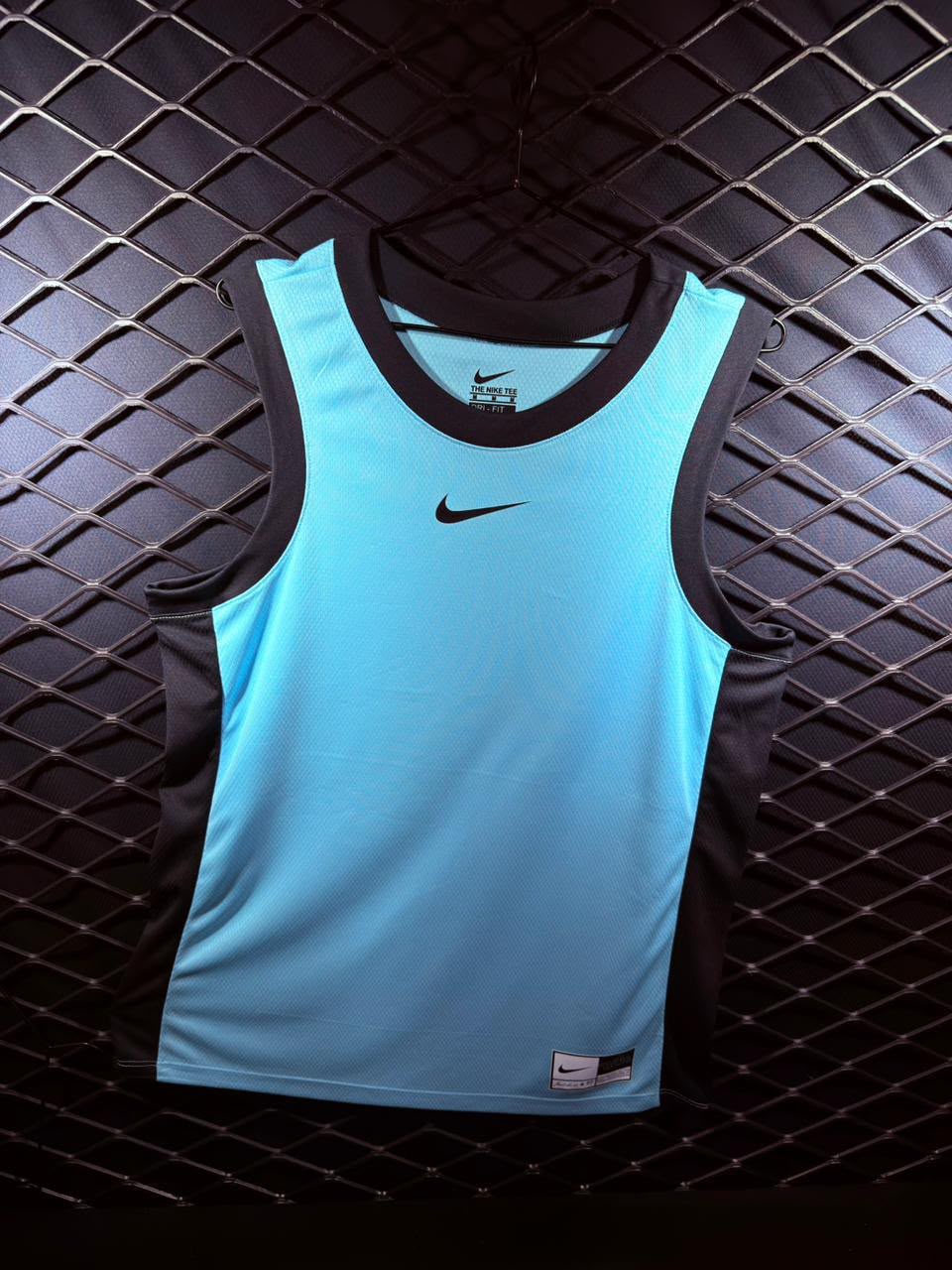 Regata Masculina Performance Bicolor – Azul Céu