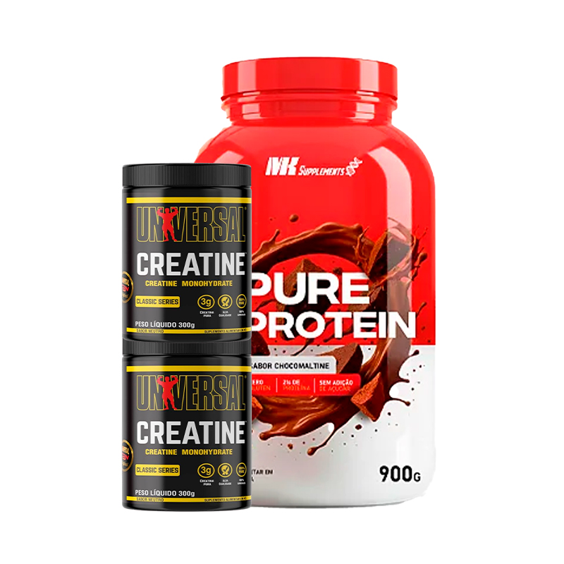 Combo Pure Pretein + 2 Creatina